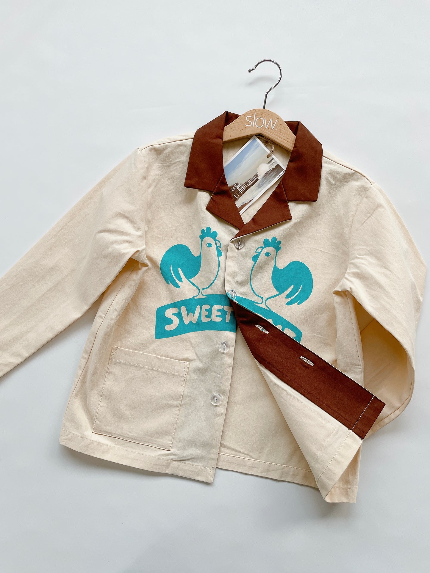 +FISH&KIDS+ SWEET HOME SHIRT - beige