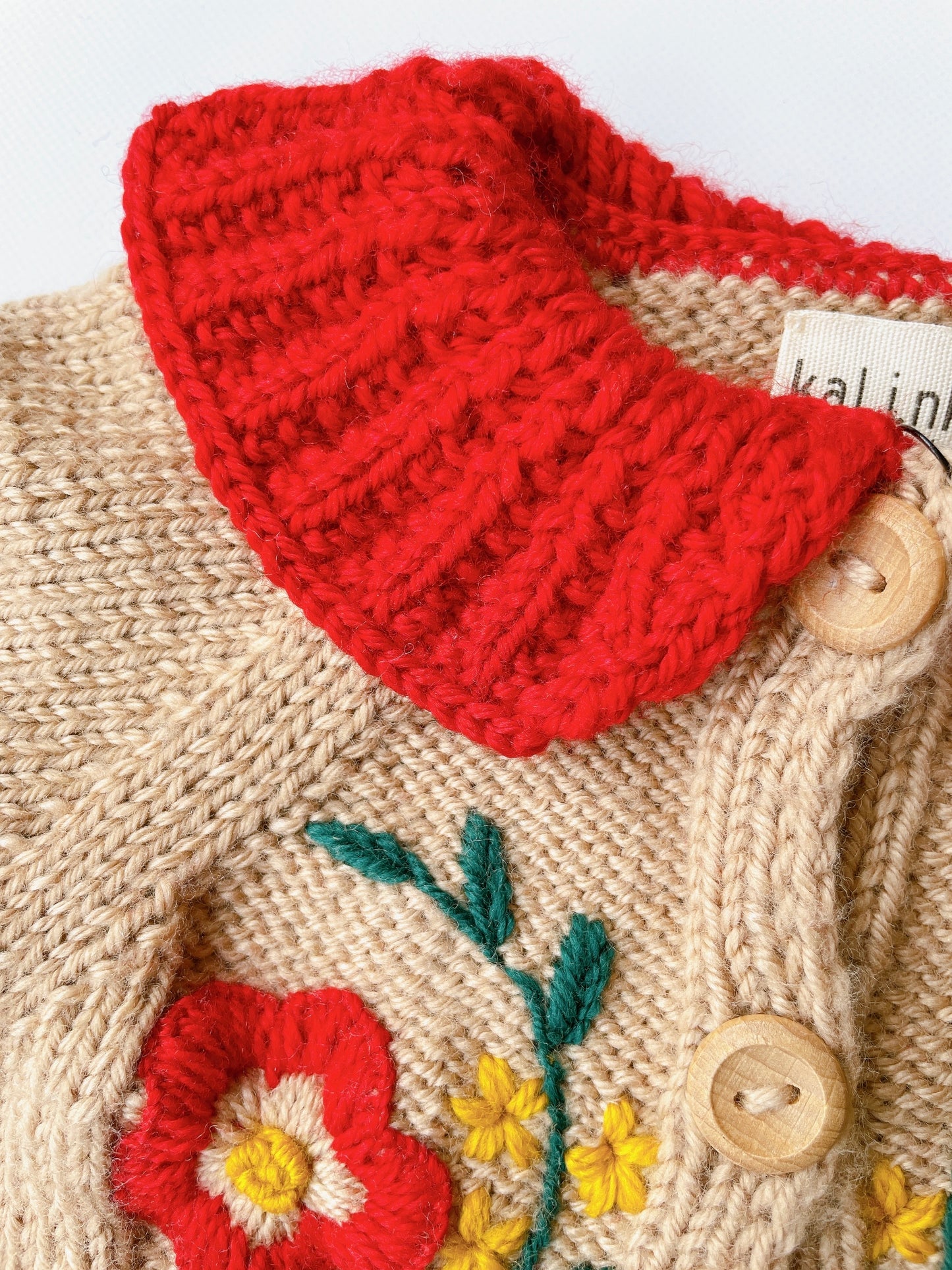 +Kalinka+ Olivia Cardigan - Sand