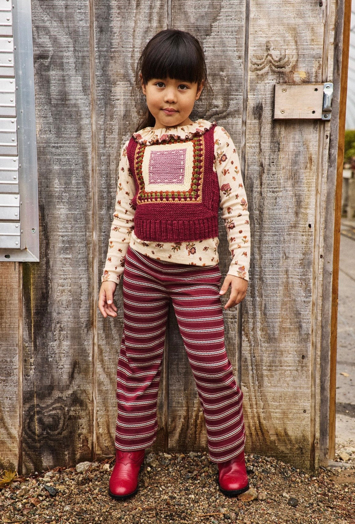 +Misha&Puff+ PALOMA TOP | STRING/ANTIQUE ROSE HOLYOKE FLORAL