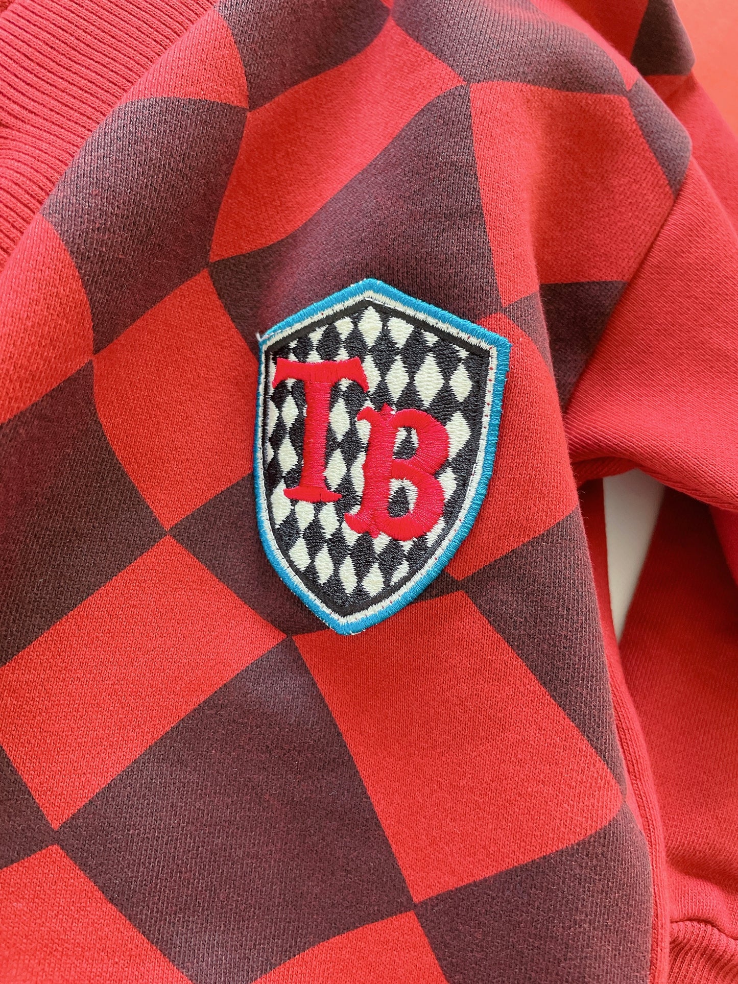 +Tom & Boy+ UNIQUE CHECKER BOARD CARDIGAN