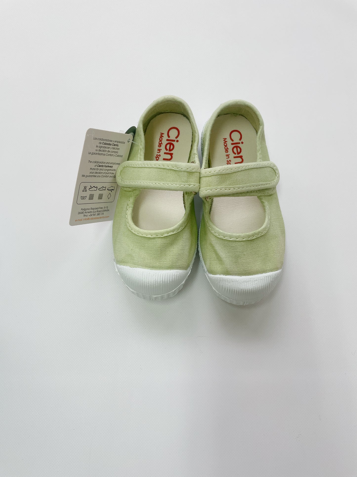 +Cienta+ Velcro one strap shoes - butterfly(むら染)