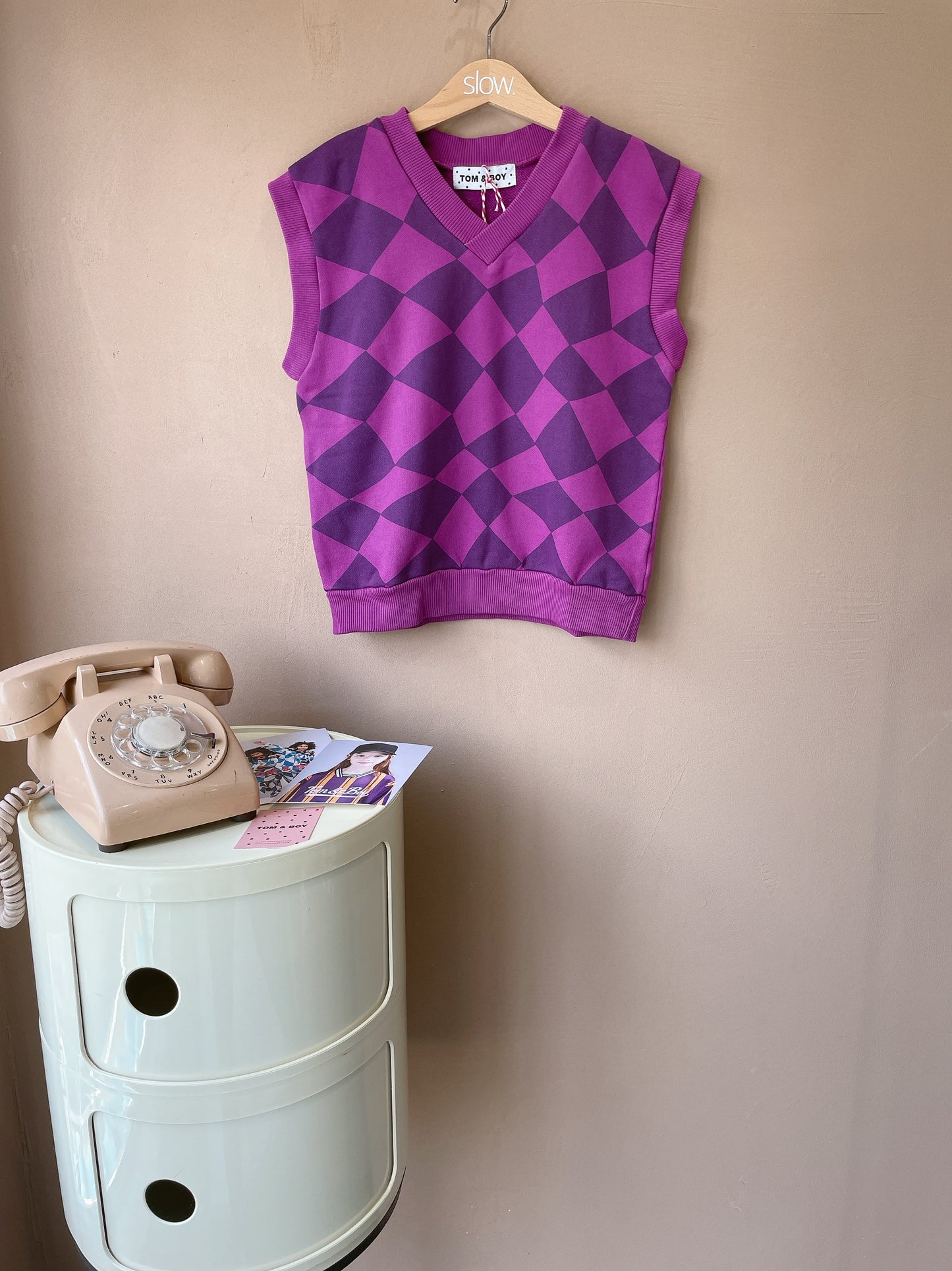 +Tom & Boy+ UNIQUE CHECKER BOARD VEST