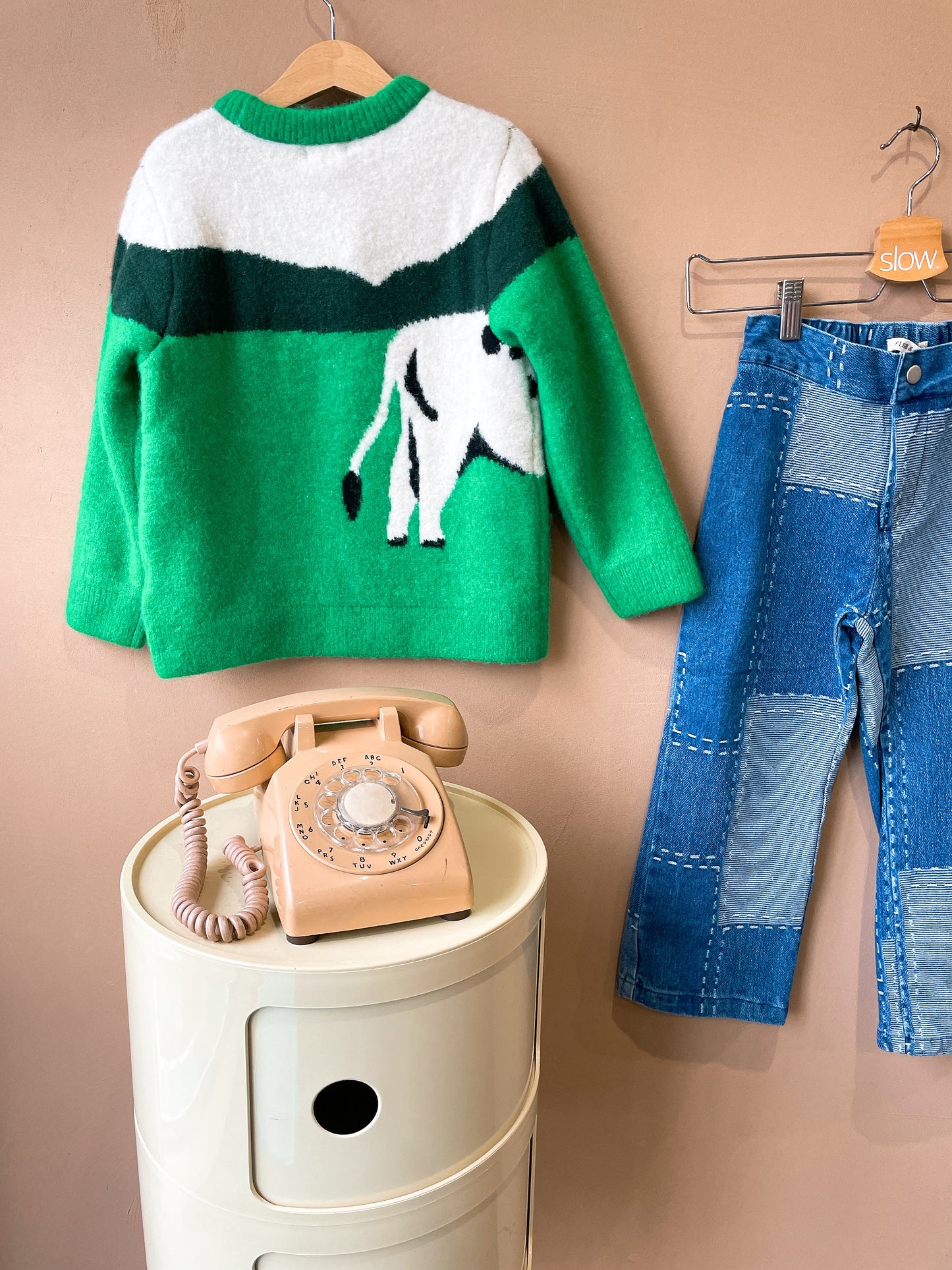 +FISH&KIDS+ COW KNIT