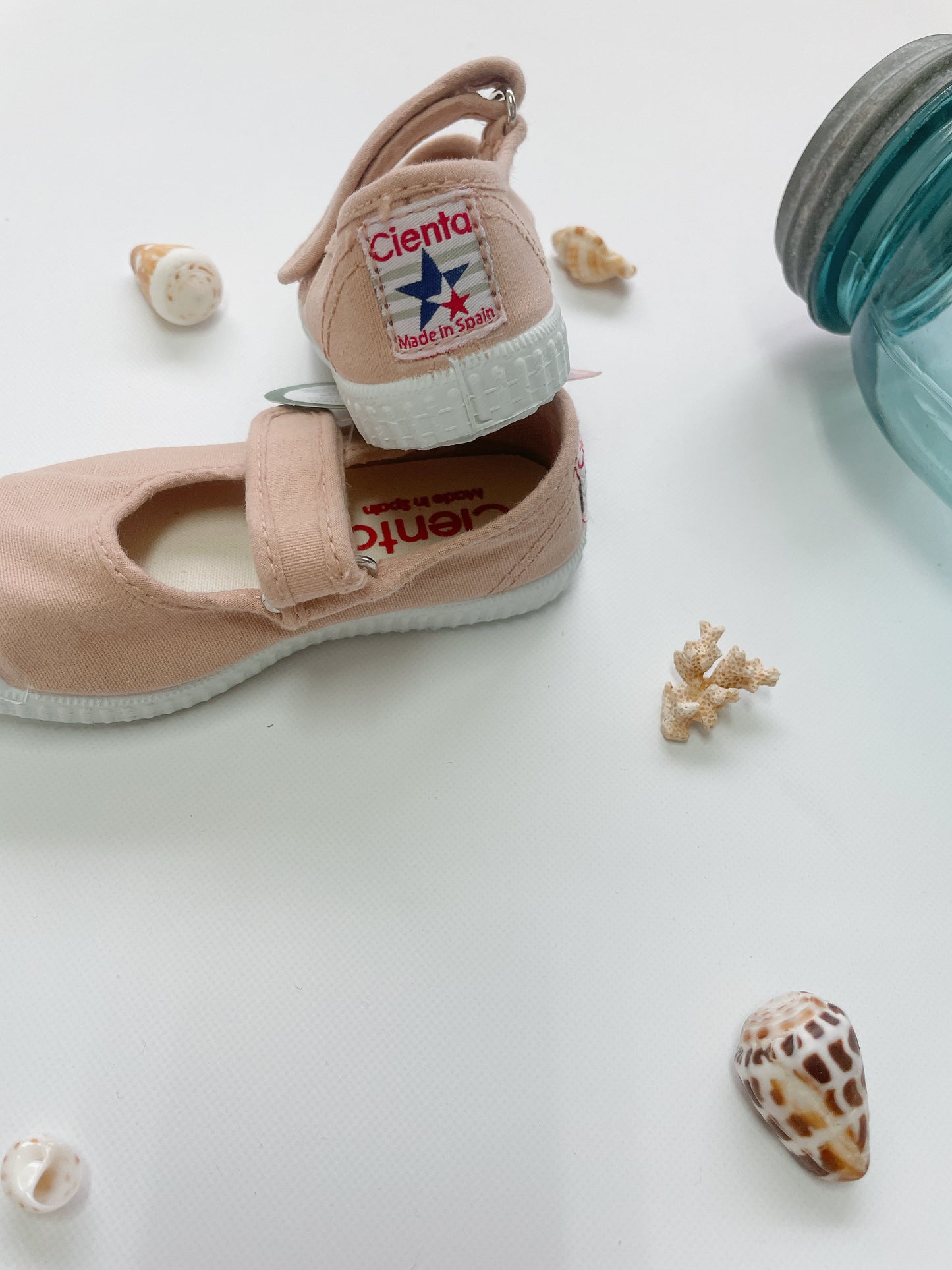 +Cienta+ Velcro one strap shoes - maquillaje