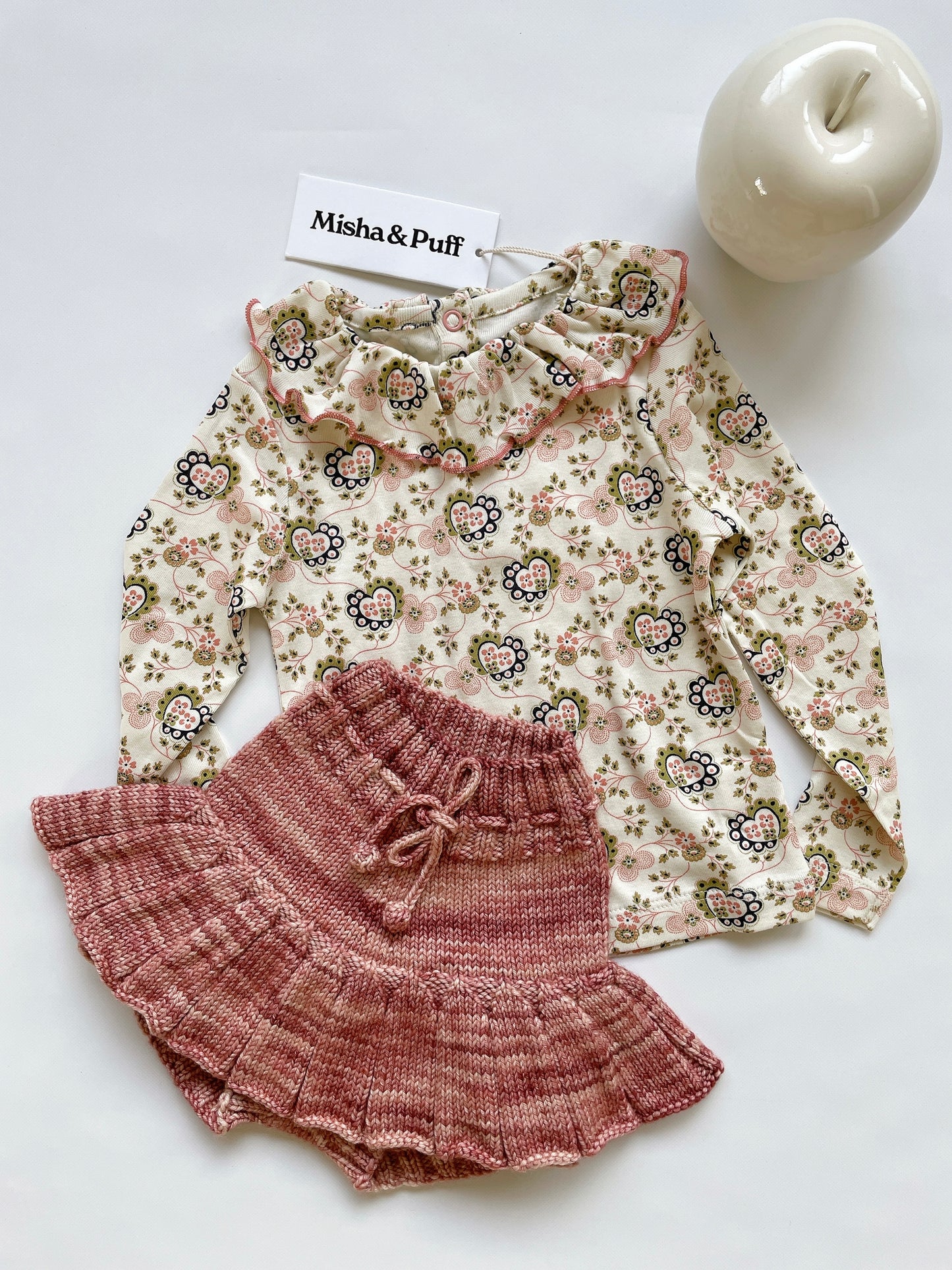 +Misha&Puff+ Skating pond skirt - Prairie Rose