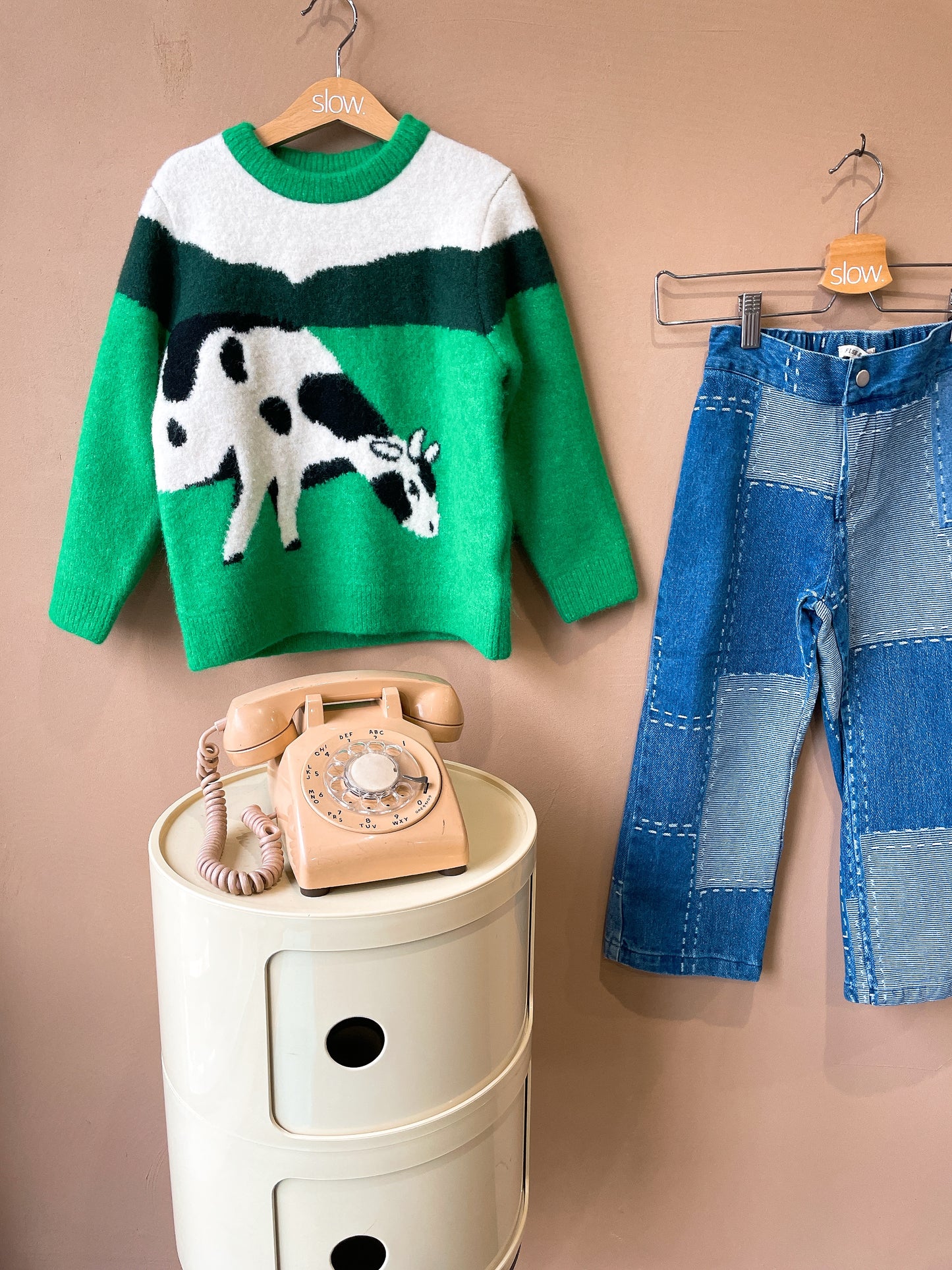 +FISH&KIDS+ COW KNIT