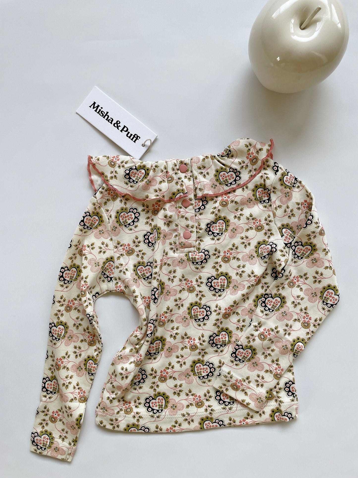 +Misha&Puff+ Paloma Top - Sugar Calico Hearts
