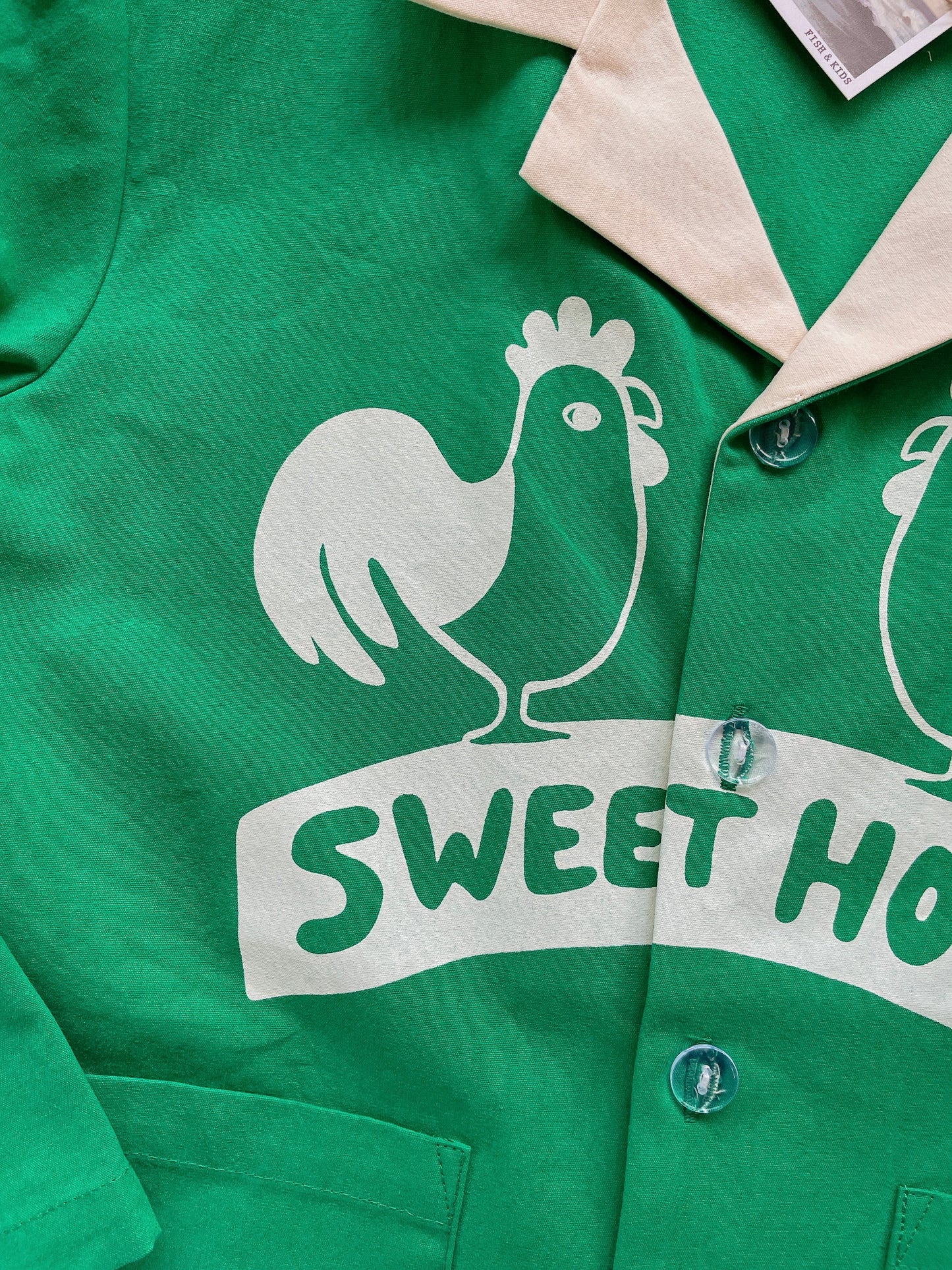 +FISH&KIDS+ SWEET HOME SHIRT - green