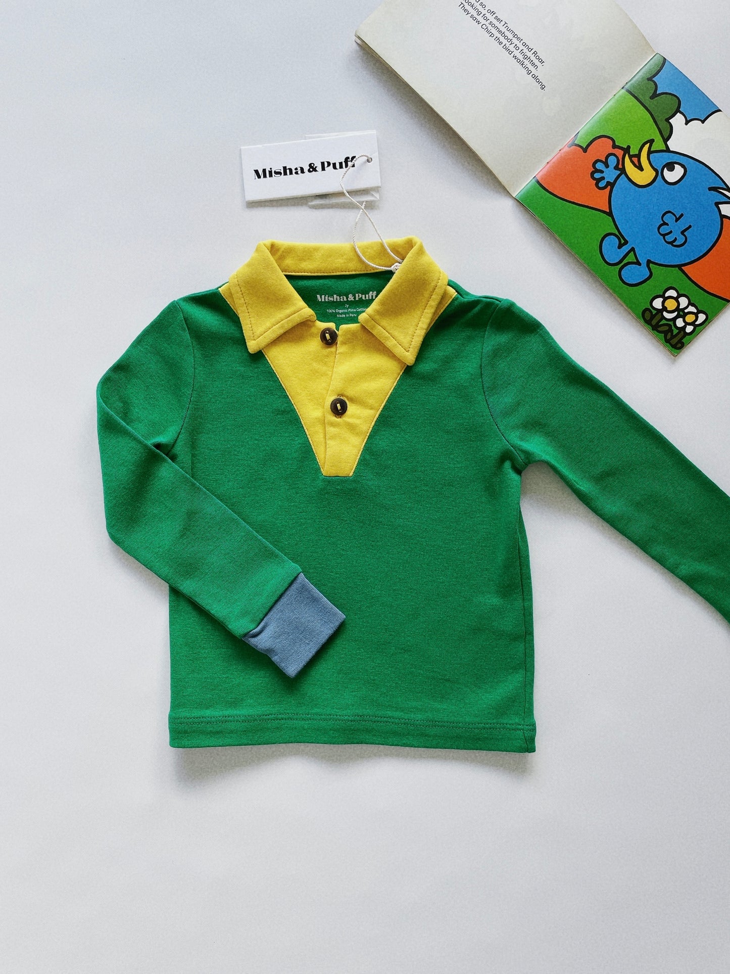 +Misha&Puff+ Rory Top - Emerald | 2y