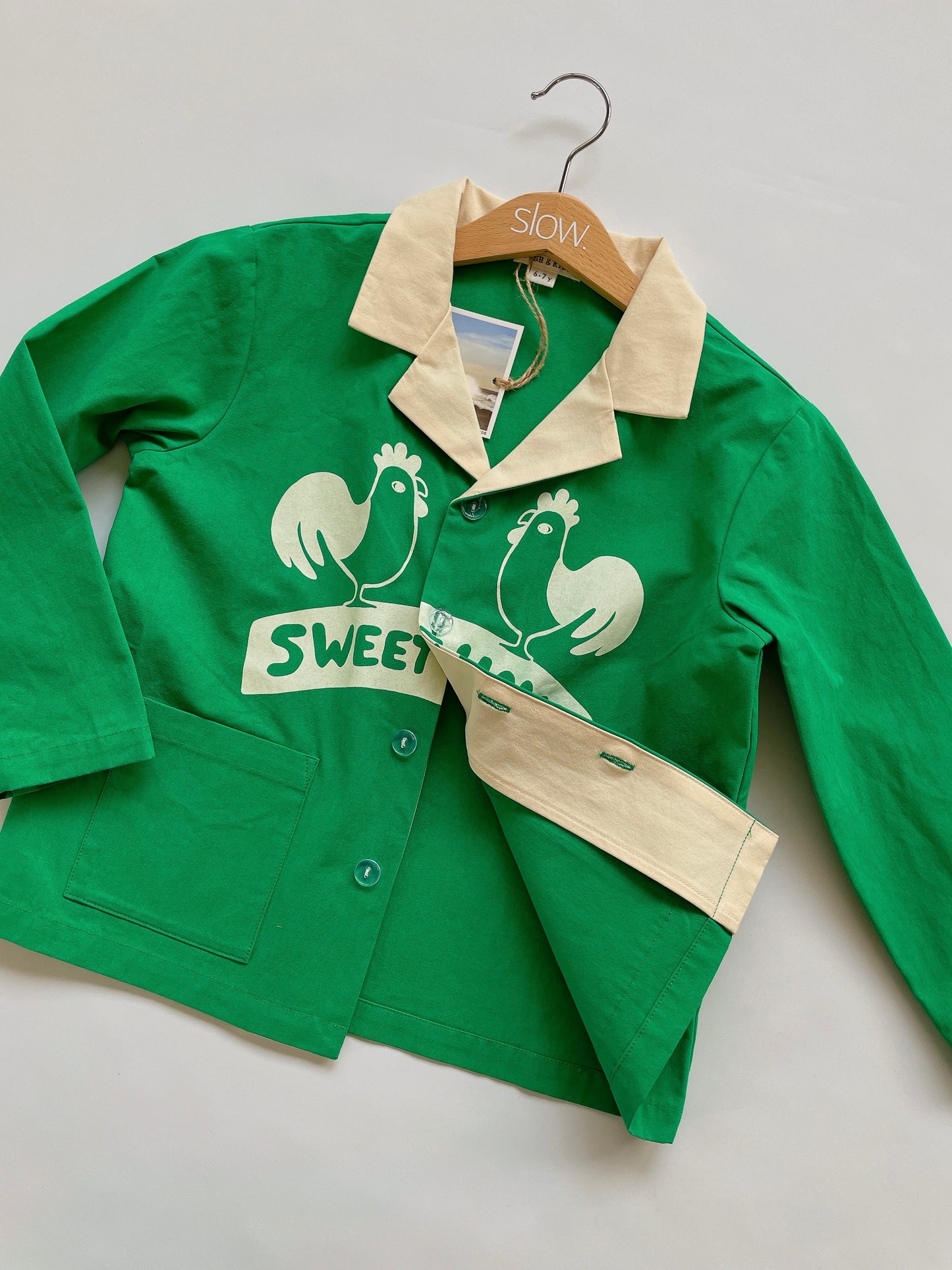 +FISH&KIDS+ SWEET HOME SHIRT - green