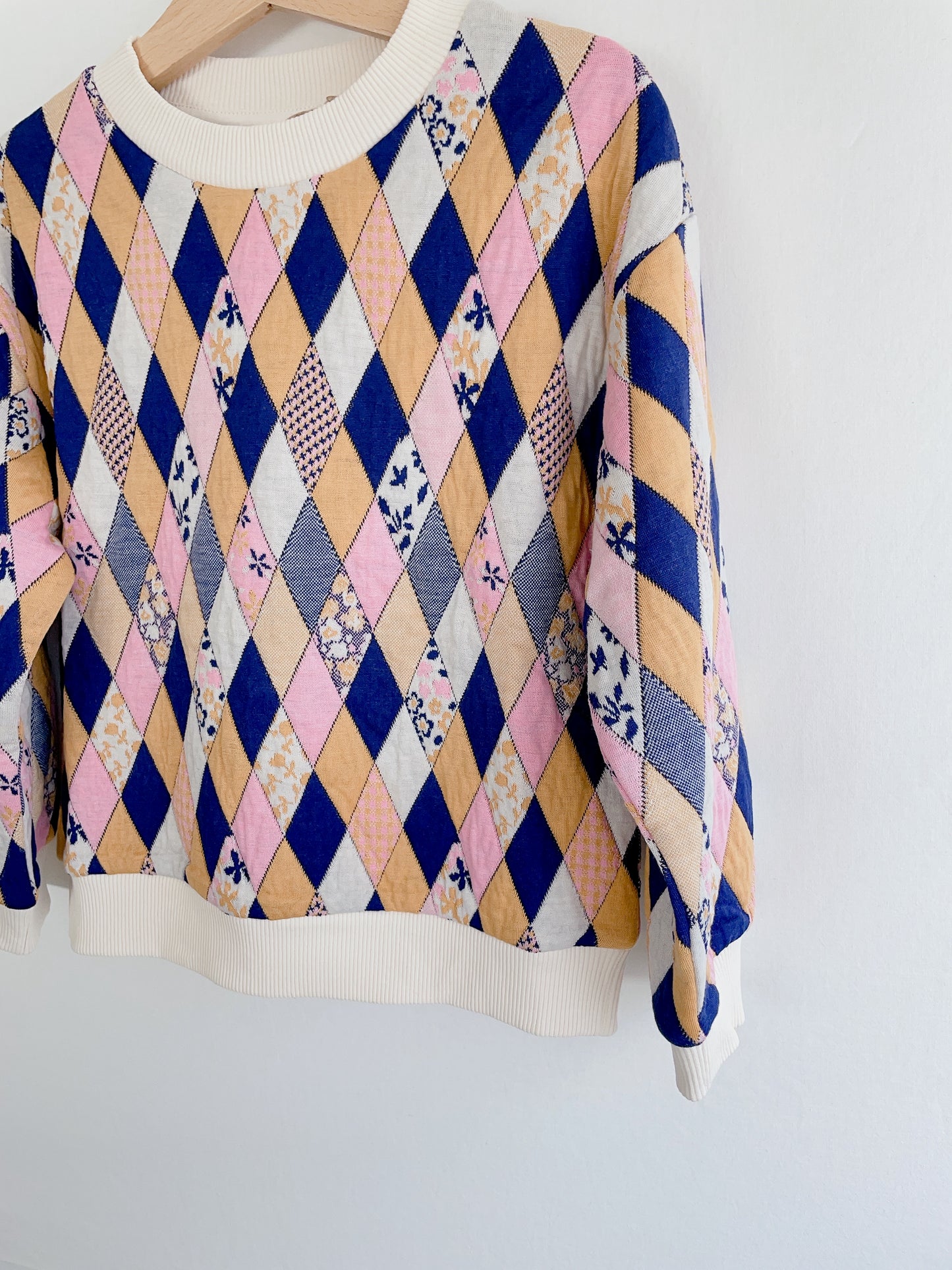 +FISH & KIDS+ Flowers Patchwork Sweatshirt