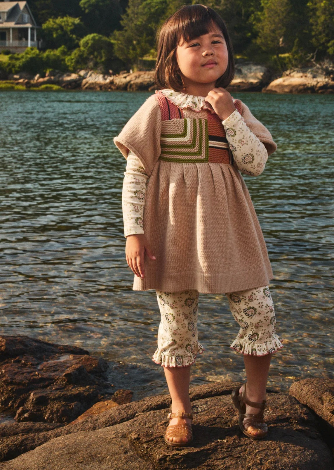 +Misha&Puff+ Paloma Top - Sugar Calico Hearts
