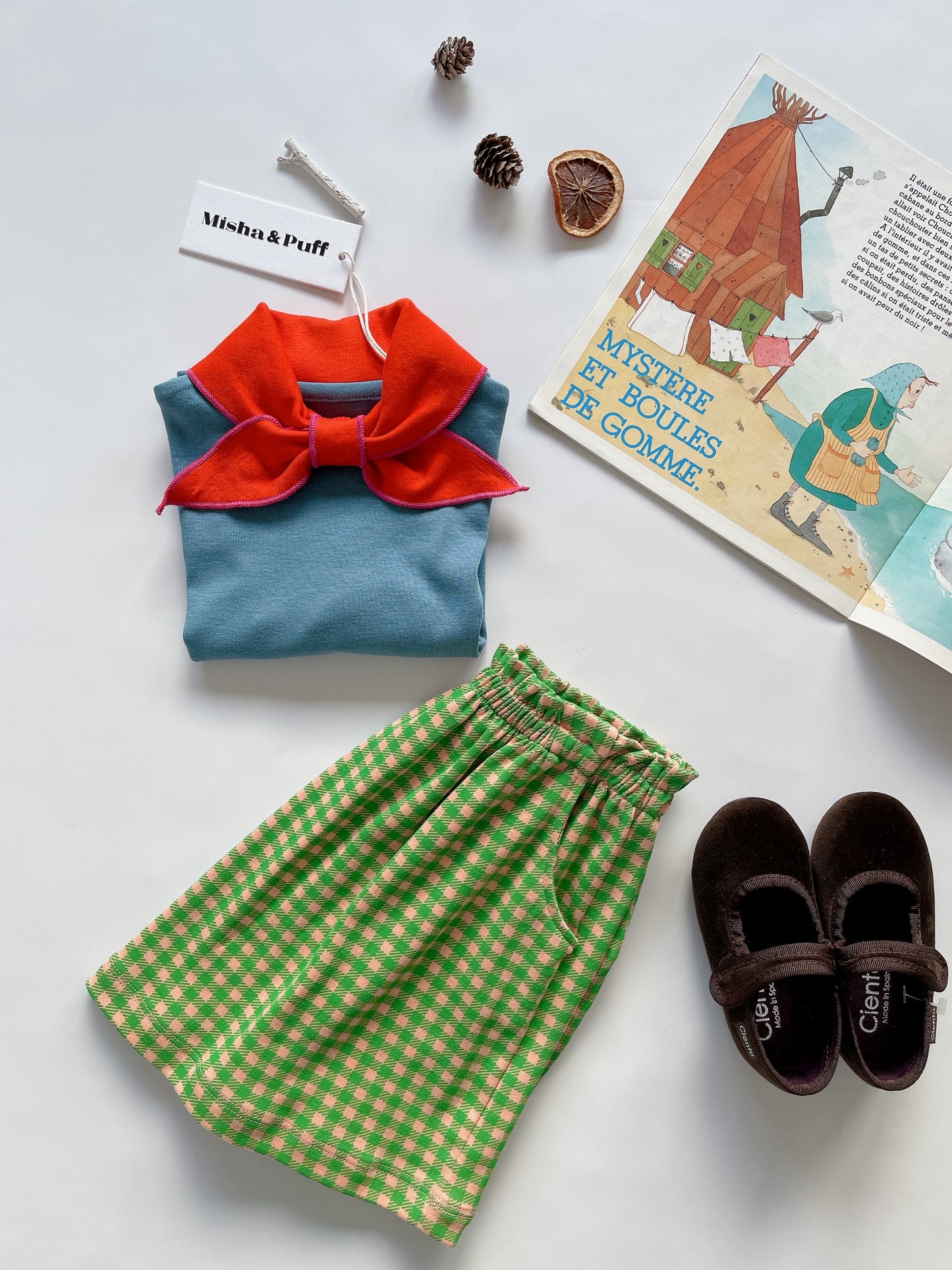 +Misha&Puff+ Scout Top - Blue Smoke | 2y