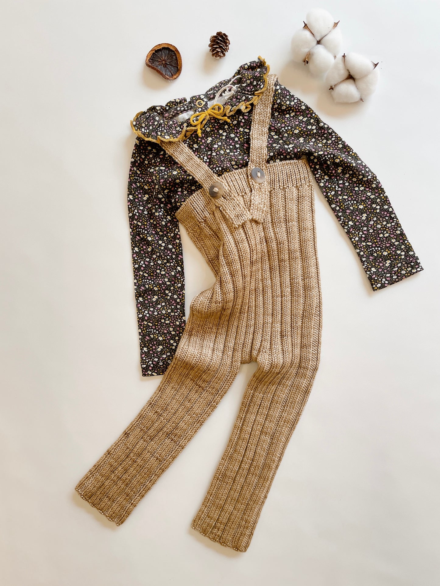 +Misha&Puff+ Baby Rib Longies - Pebble
