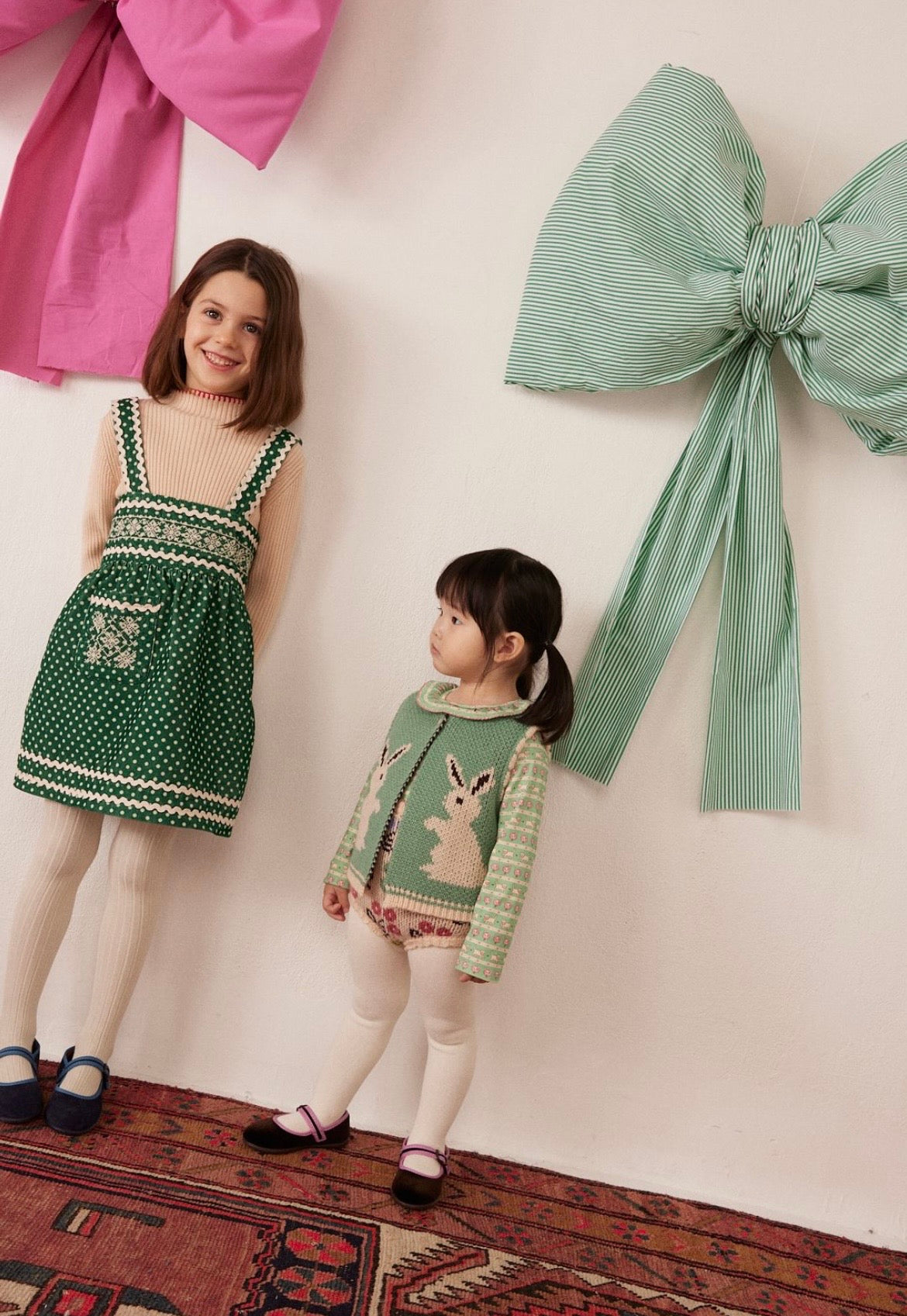 +Hello Simone+ Isami dress Mint Dots