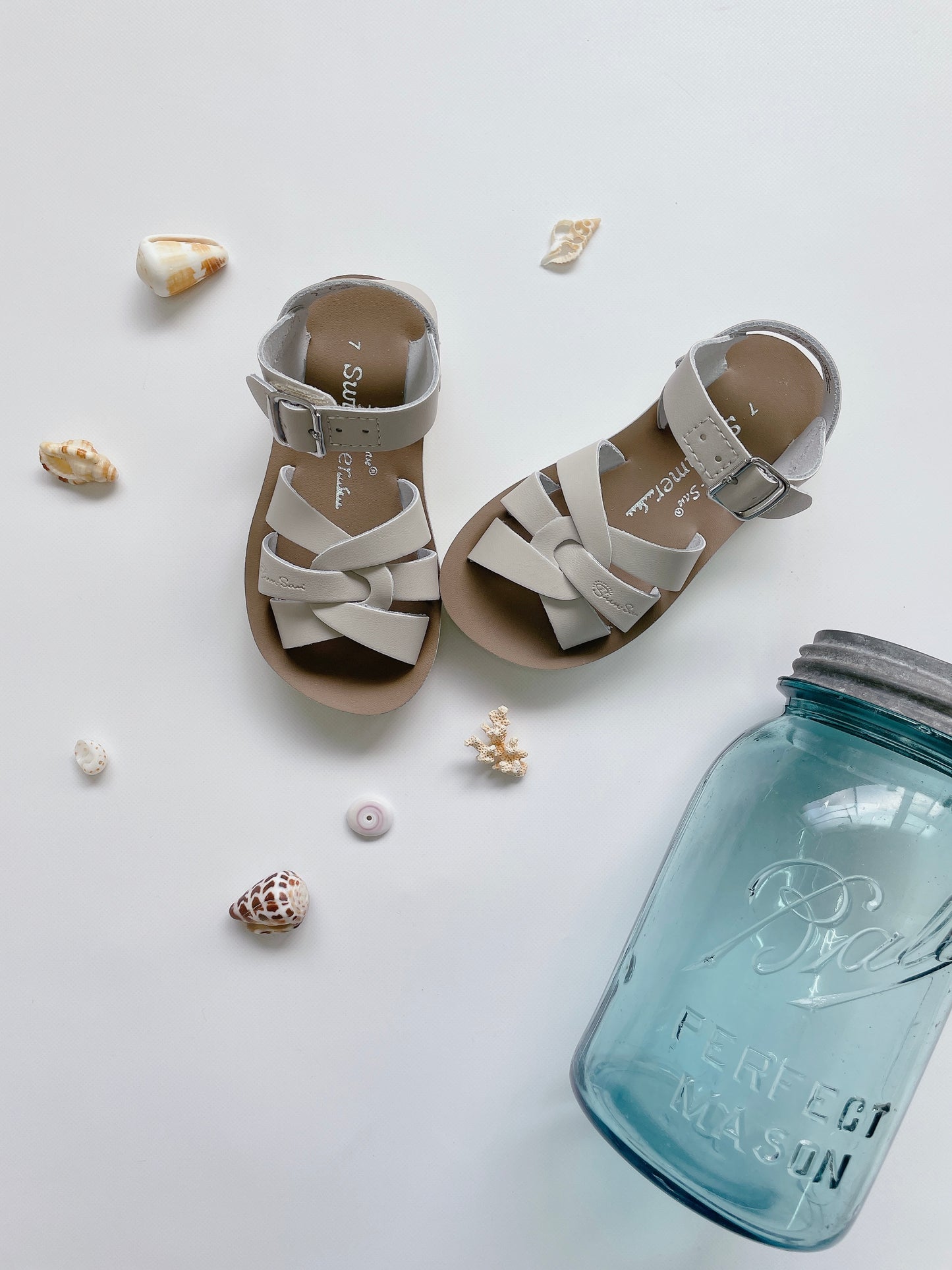 +Salt Water Sandals+ swimmer - stone【8033】