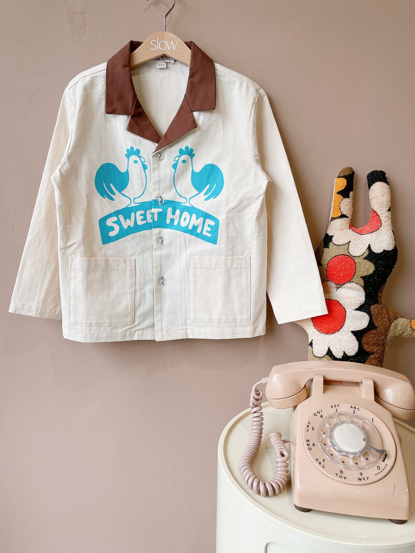 +FISH&KIDS+ SWEET HOME SHIRT - beige