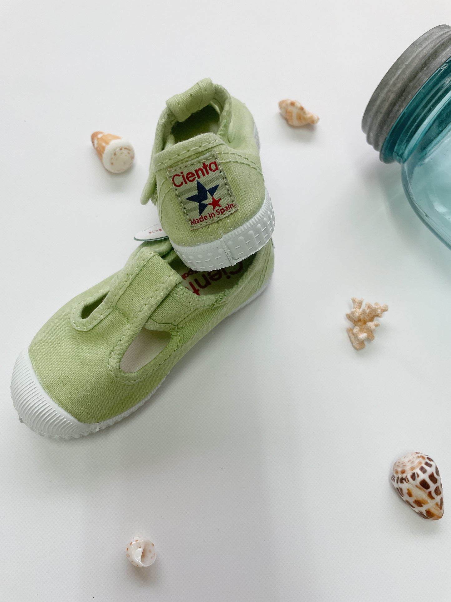 +Cienta+ T strap shoes - butterfly(むら染)
