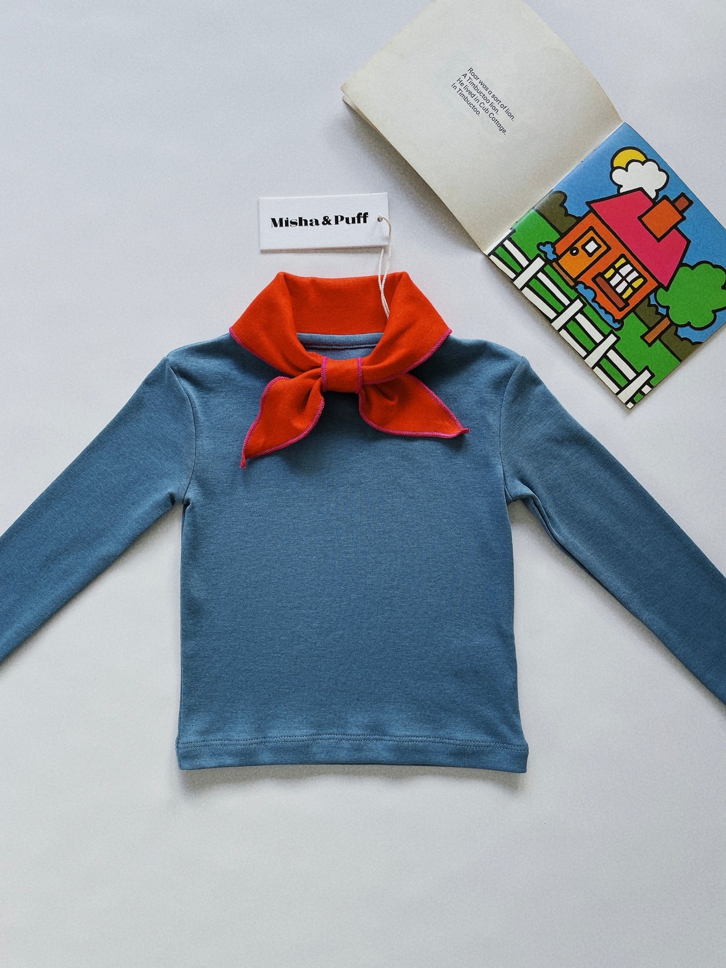 +Misha&Puff+ Scout Top - Blue Smoke | 2y