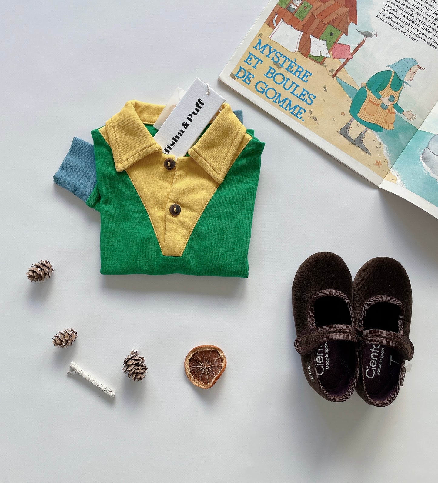 +Misha&Puff+ Rory Top - Emerald | 2y