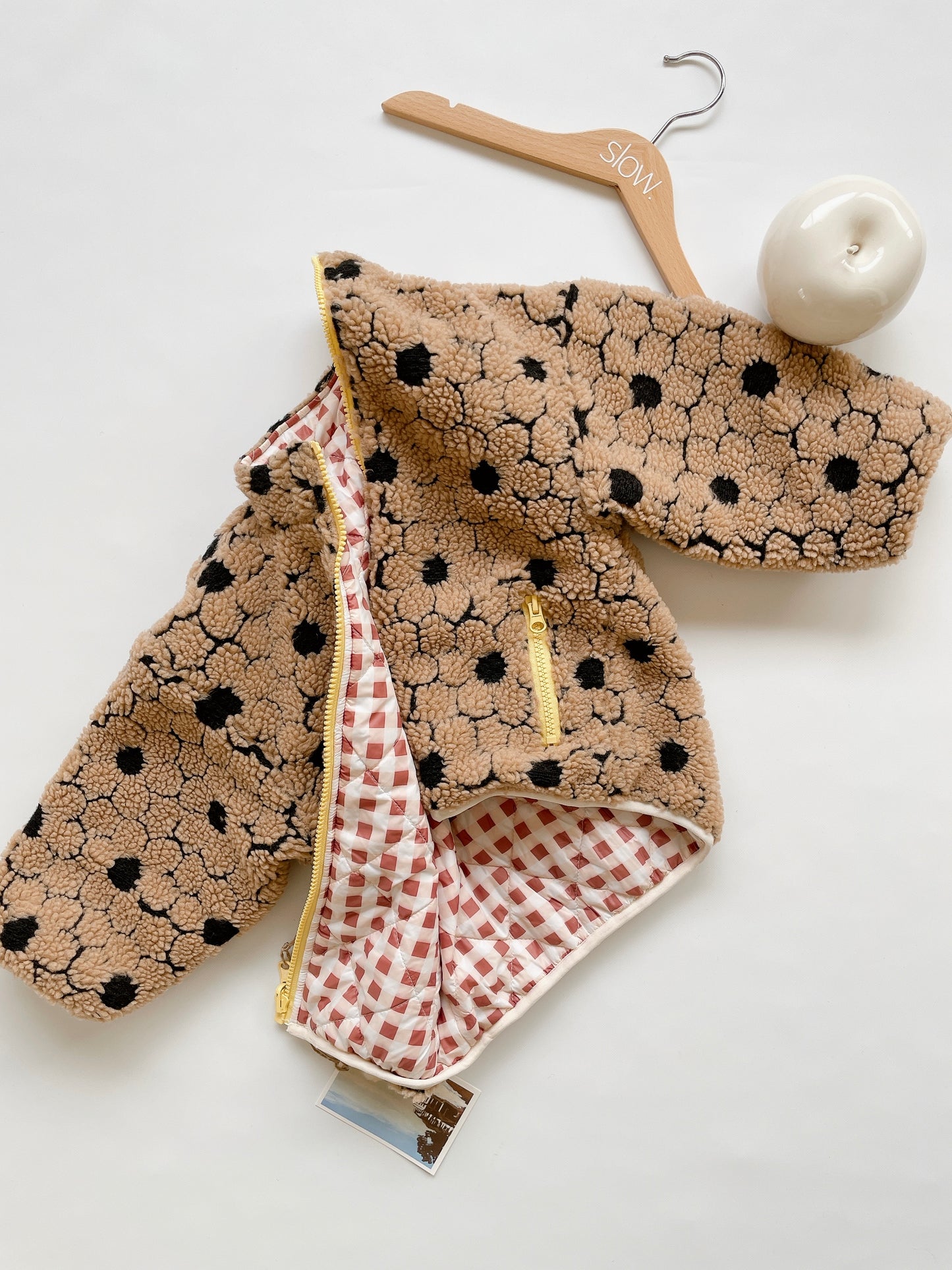 +FISH&KIDS+ TEDDY BEAR REVERSIBLE JACKET