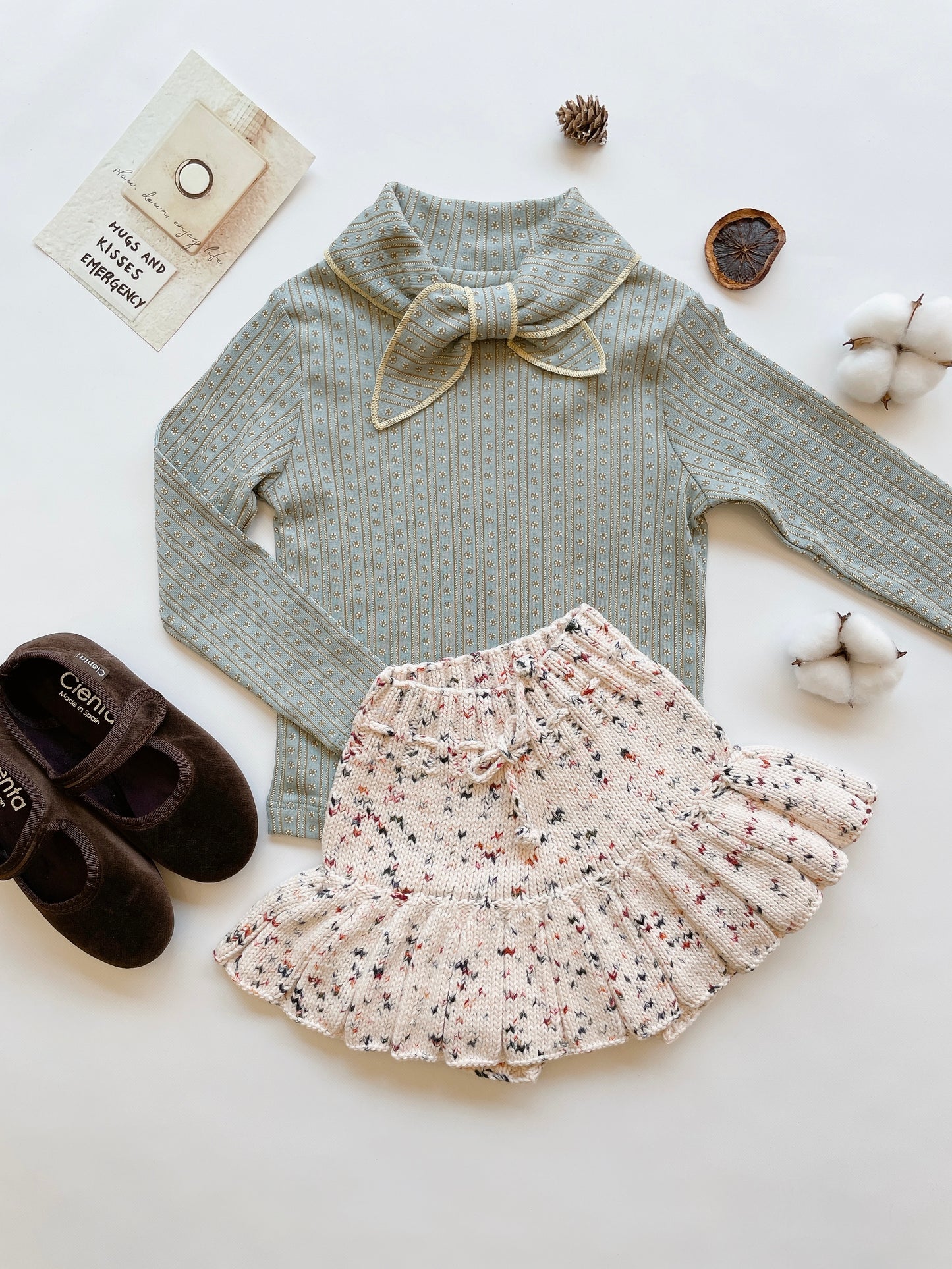 +Misha&Puff+ Scout Top - Overcast Little House Floral
