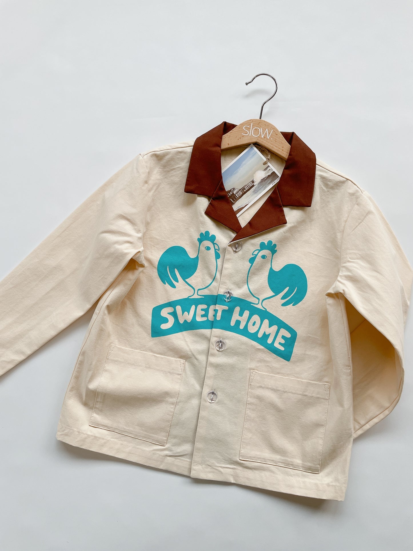 +FISH&KIDS+ SWEET HOME SHIRT - beige