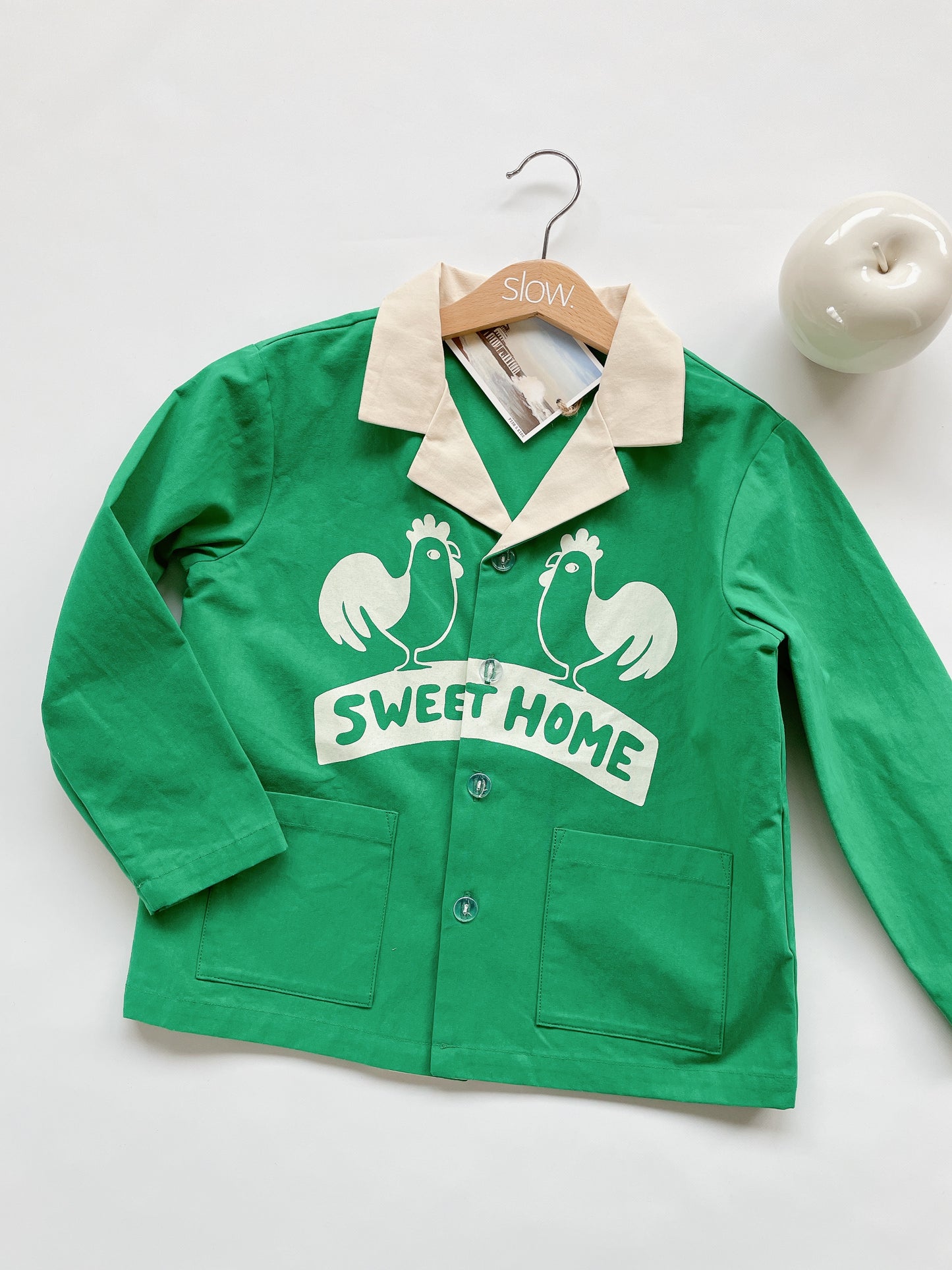 +FISH&KIDS+ SWEET HOME SHIRT - green