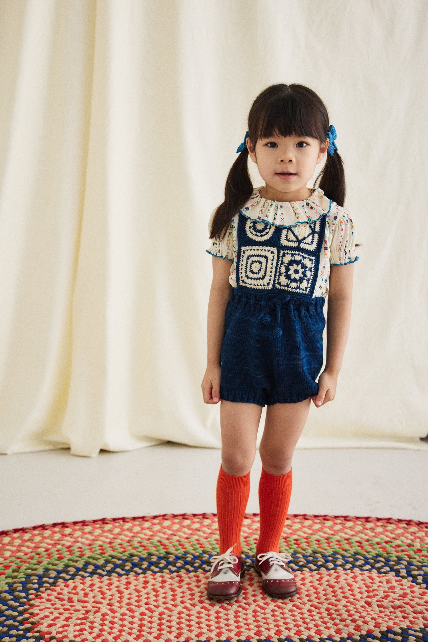 +Misha&Puff+ Crochet Afghan Romper - Celestial