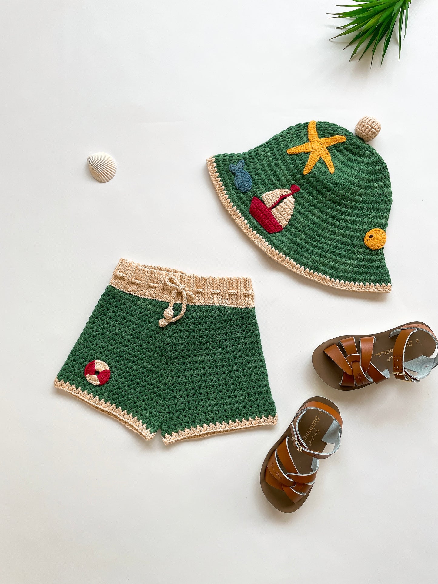 +Misha&Puff+ Seaside Beach Hat - Lawn