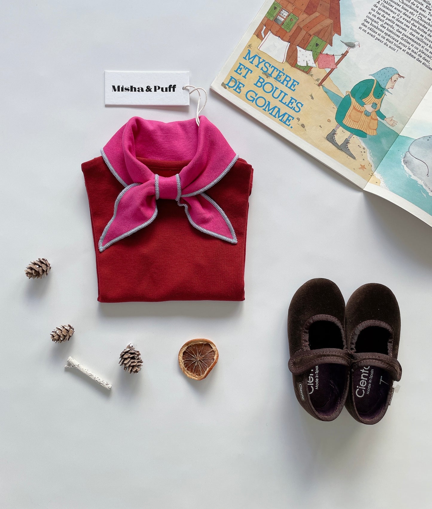 +Misha&Puff+ Scout Top - Cranberry | 2y