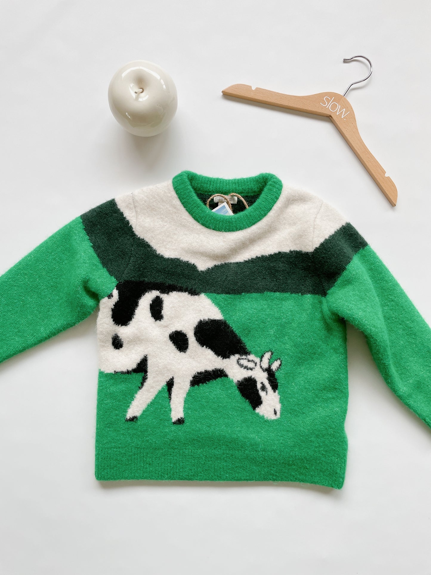 +FISH&KIDS+ COW KNIT