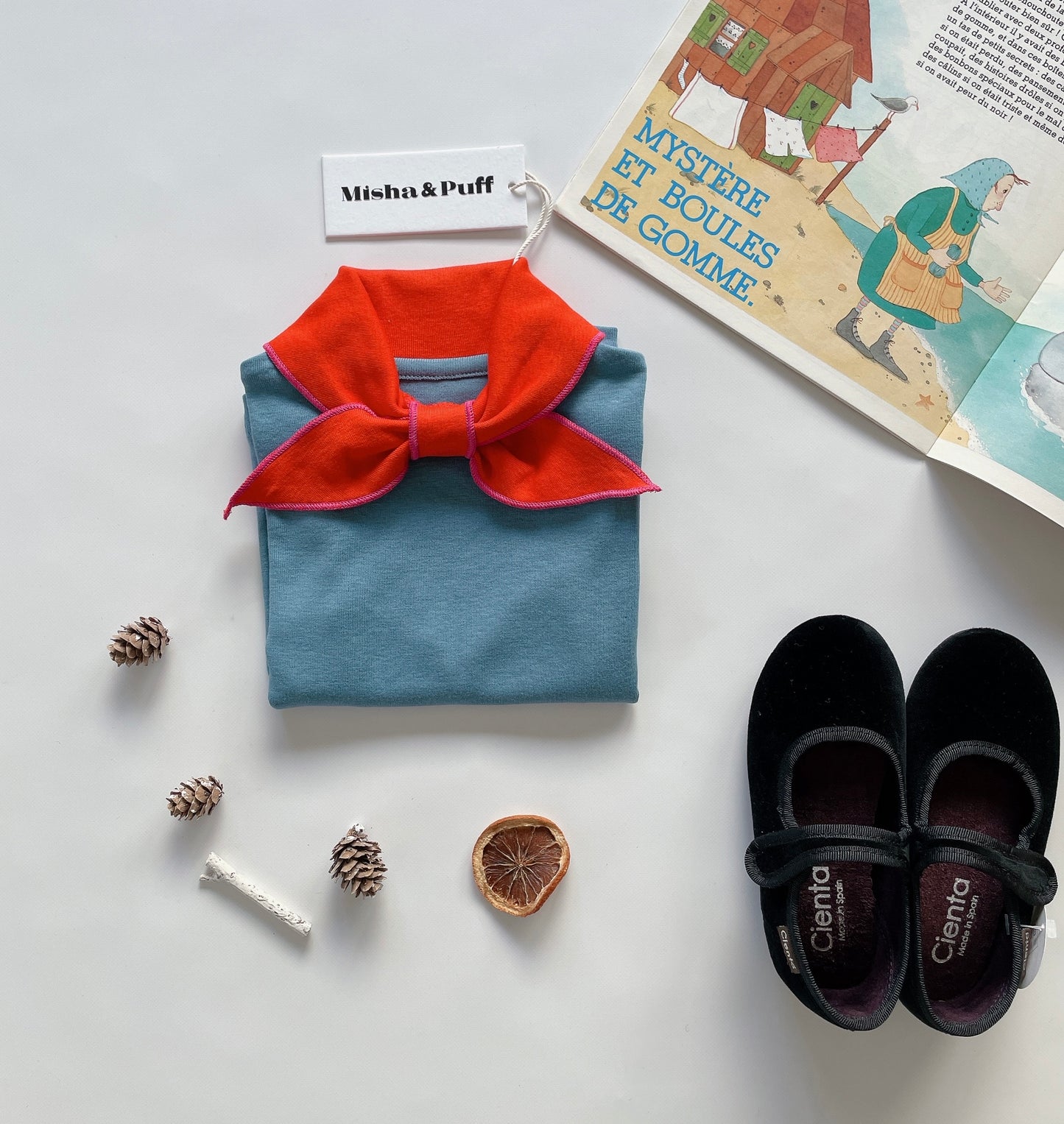+Misha&Puff+ Scout Top - Blue Smoke | 2y