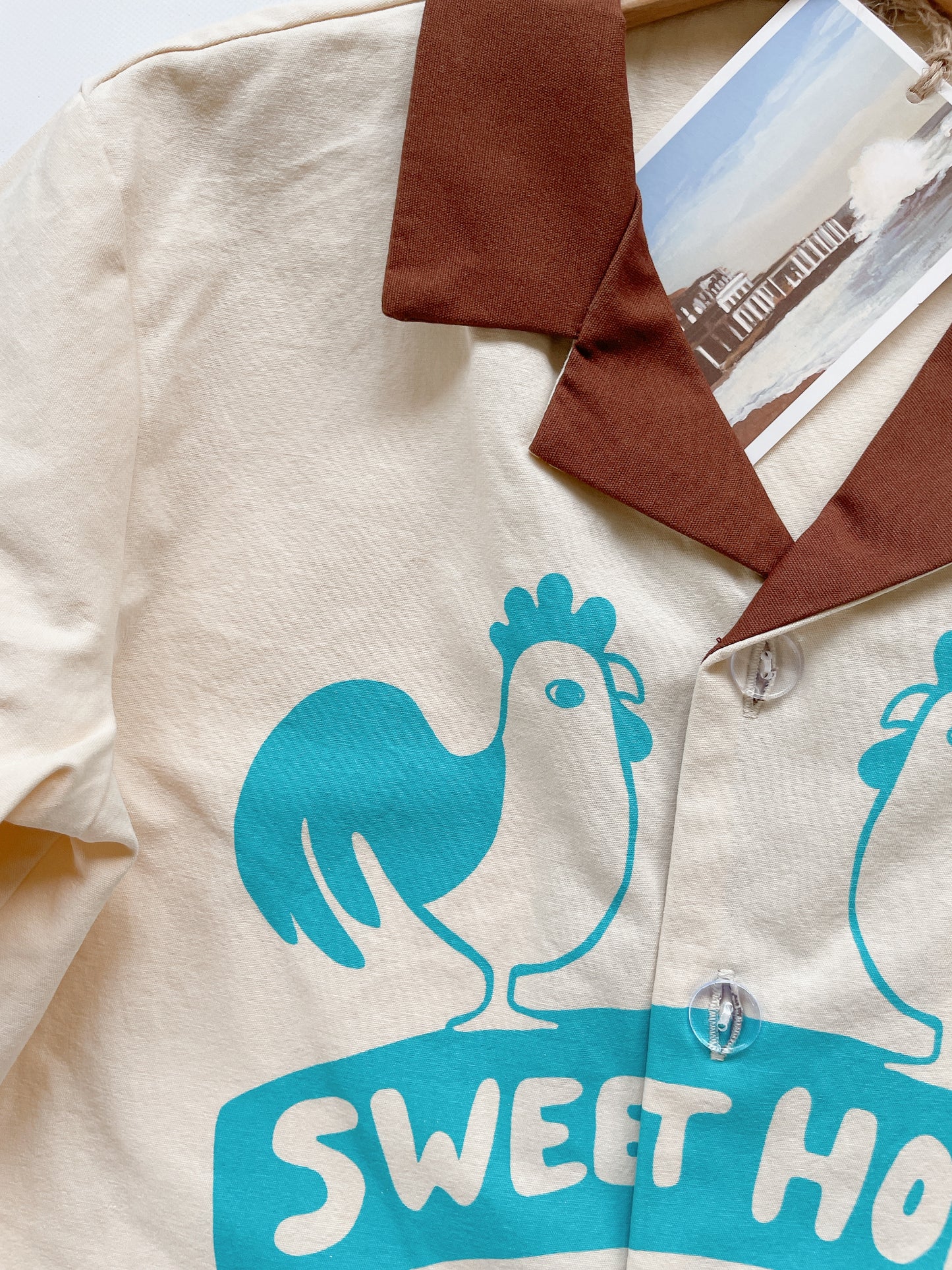 +FISH&KIDS+ SWEET HOME SHIRT - beige