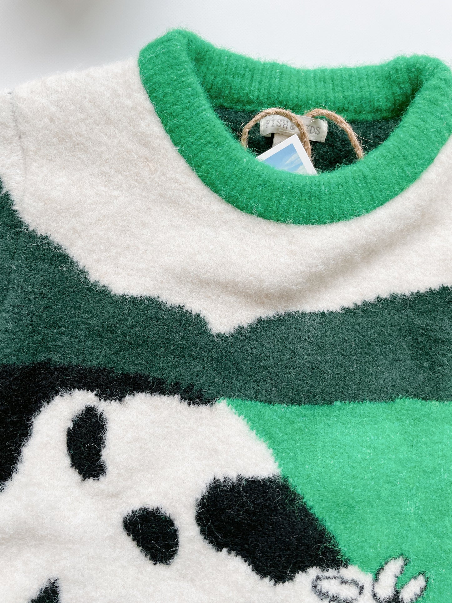 +FISH&KIDS+ COW KNIT