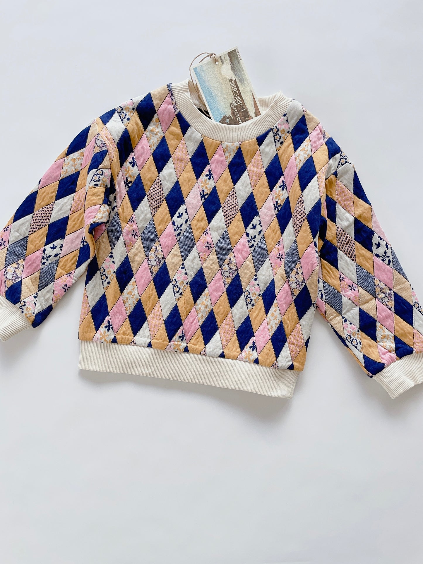+FISH & KIDS+ Flowers Patchwork Sweatshirt
