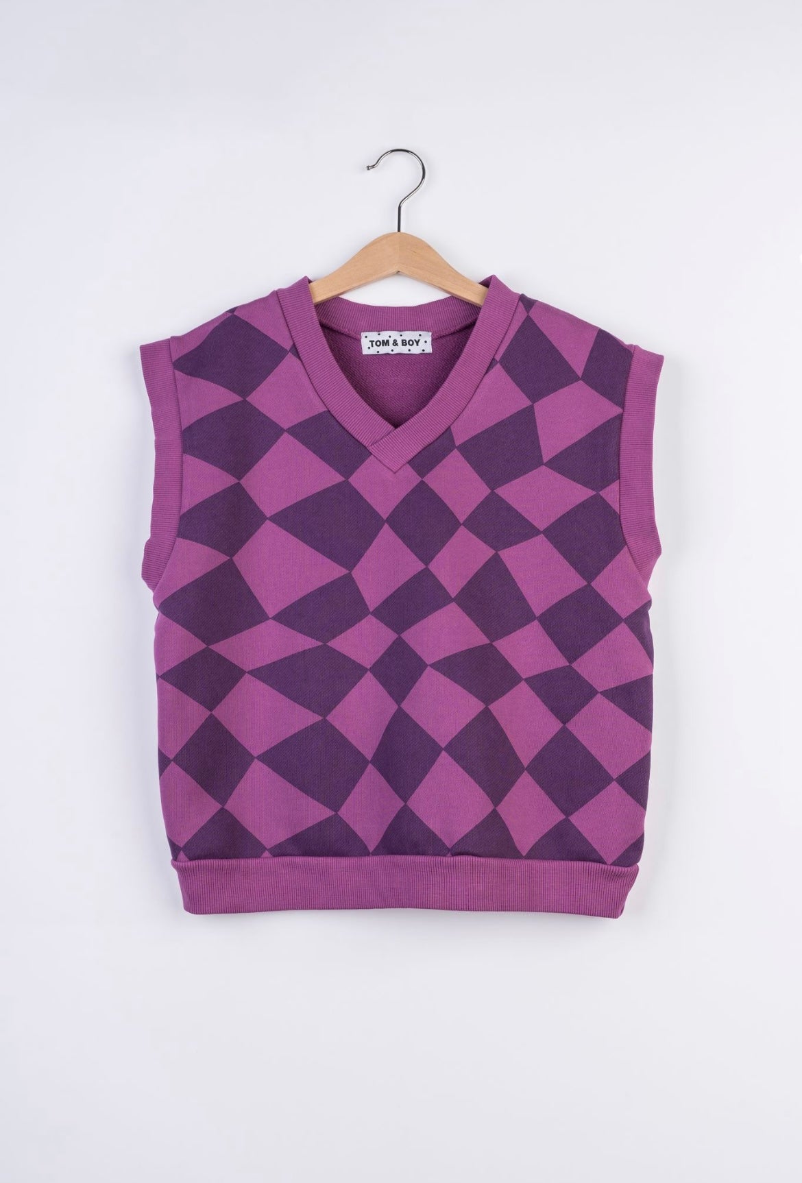 +Tom & Boy+ UNIQUE CHECKER BOARD VEST