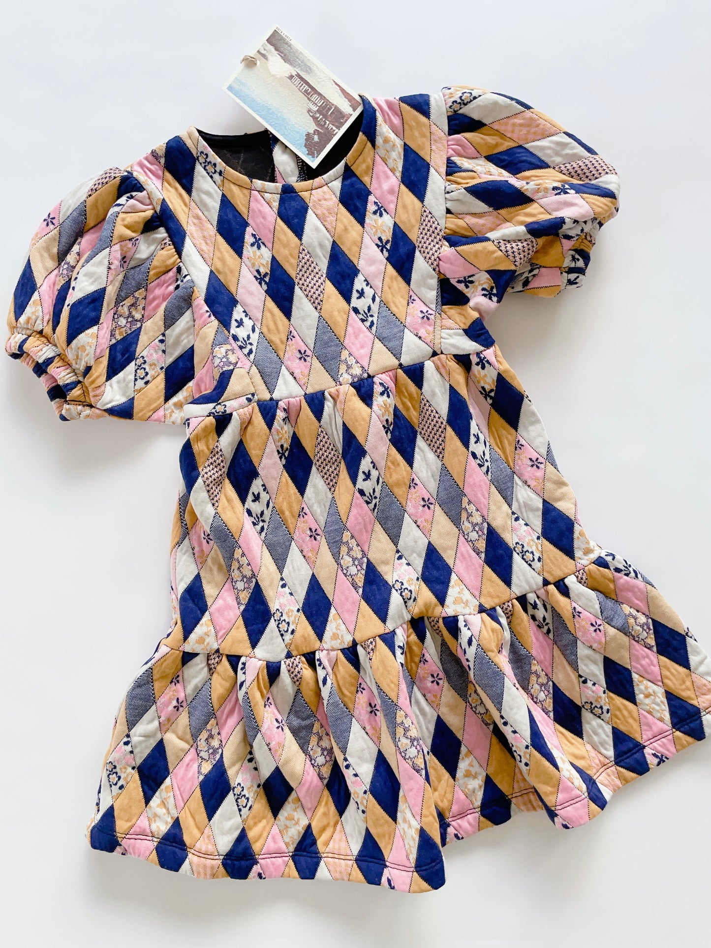 +FISH & KIDS+ Flowers Patchwork Dress