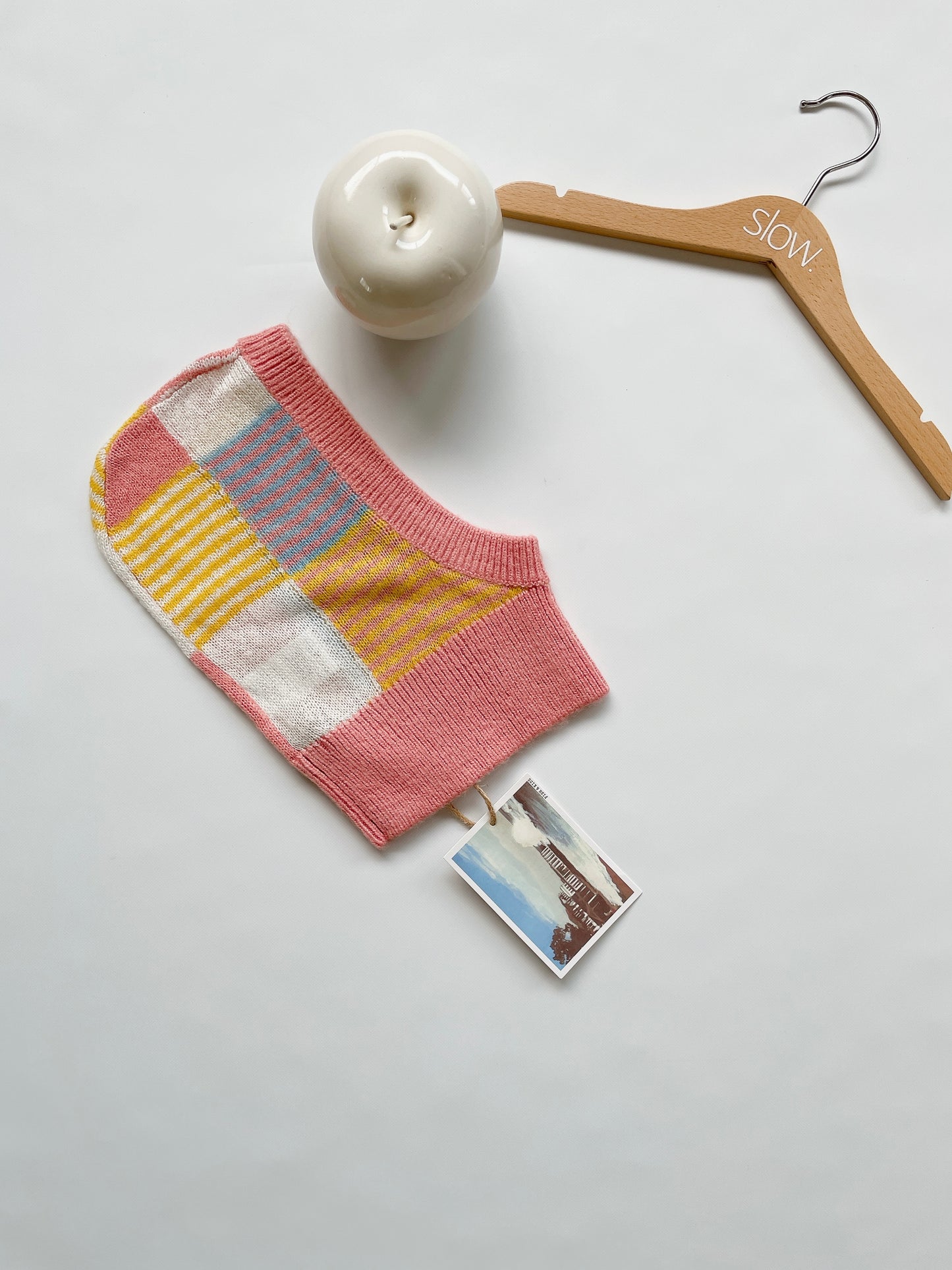 +FISH&KIDS+ PATCHWORK PASTEL BALACLABA