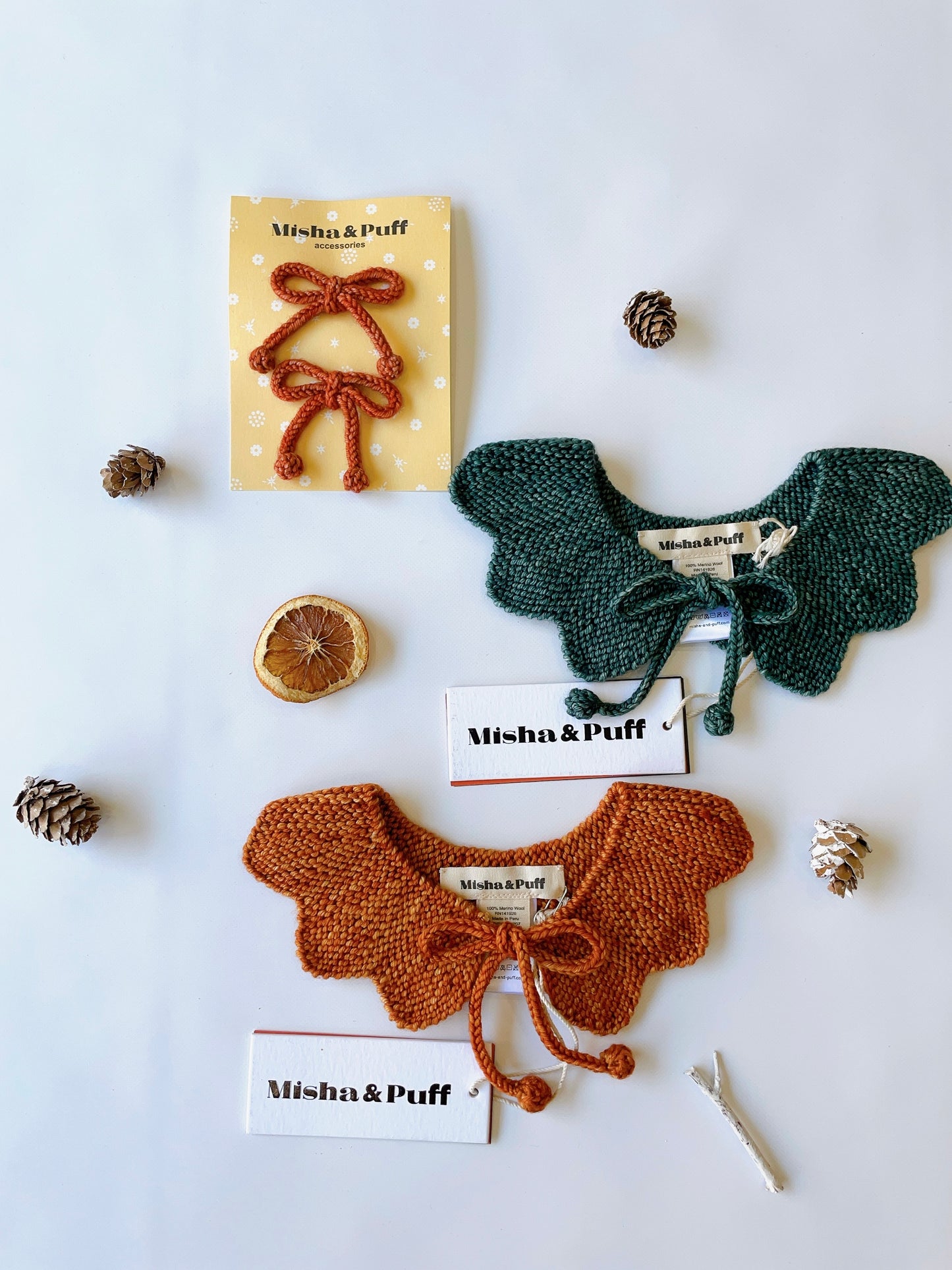 +Misha&Puff+ Flower Collar | Fox