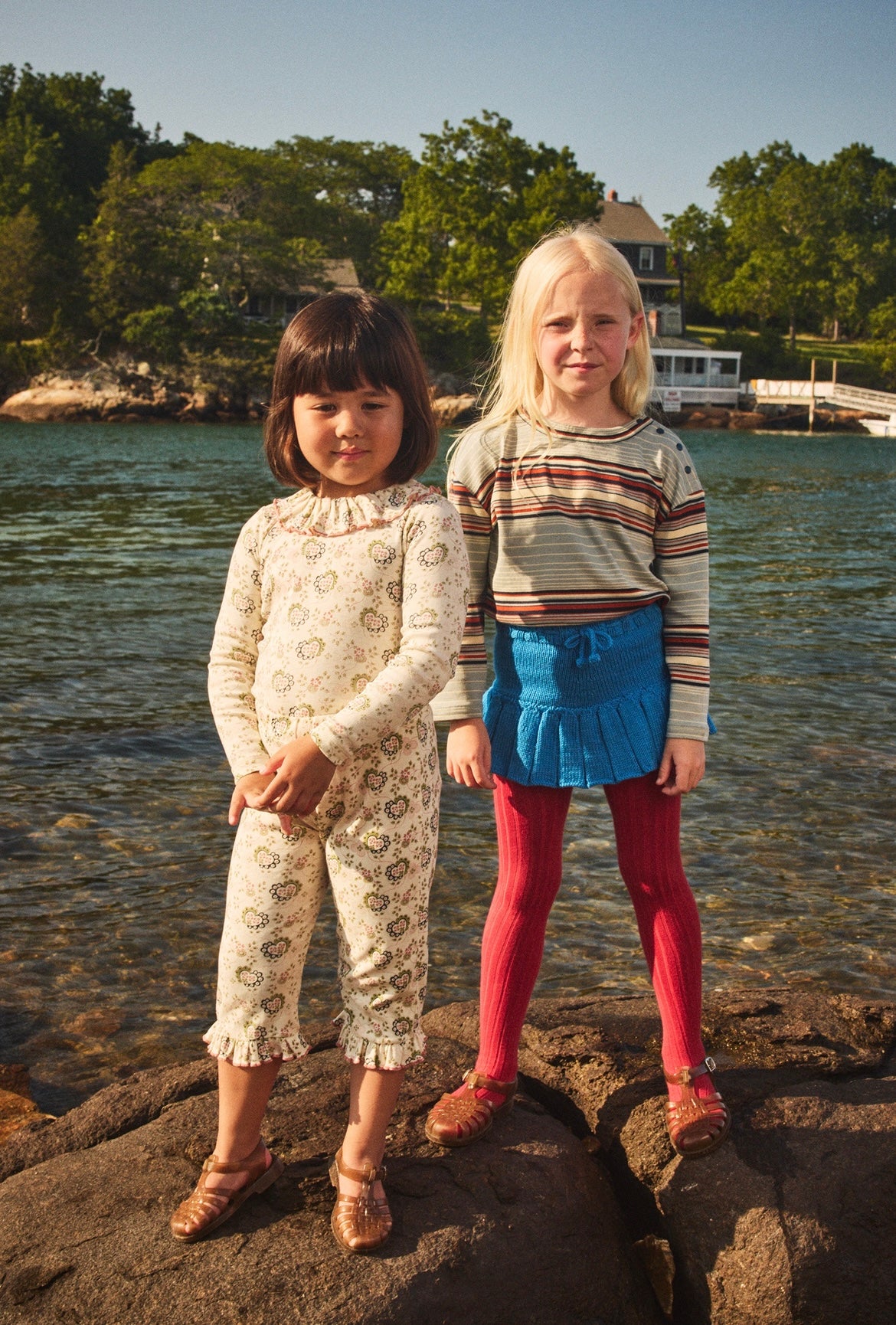 +Misha&Puff+ Paloma Top - Sugar Calico Hearts
