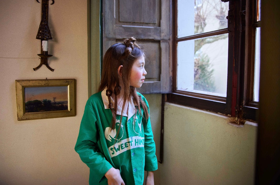+FISH&KIDS+ SWEET HOME SHIRT - green