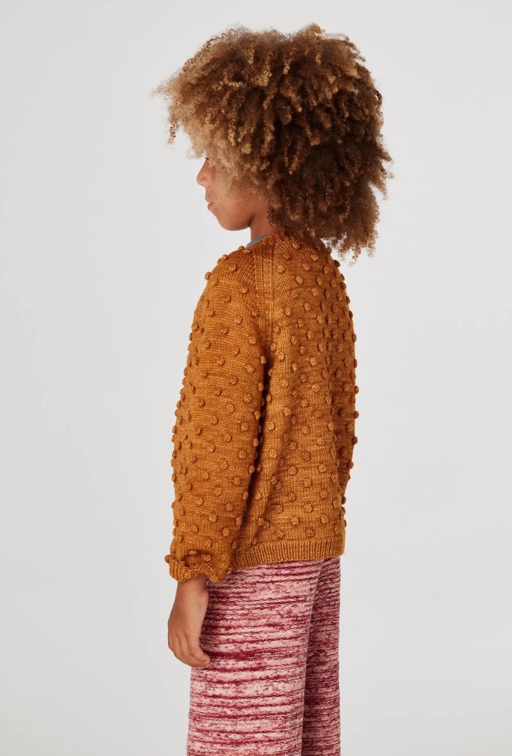 +Misha&Puff+ Popcorn Cardigan | Marigold