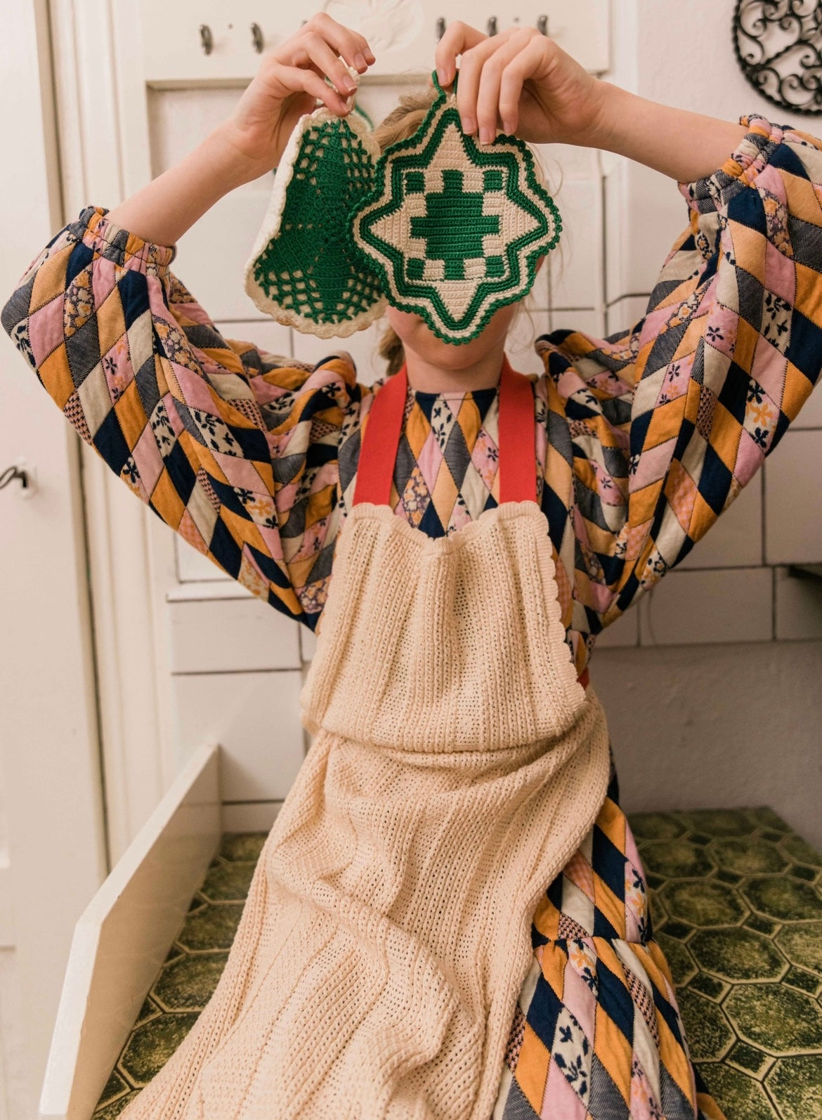 +FISH & KIDS+ Flowers Patchwork Dress