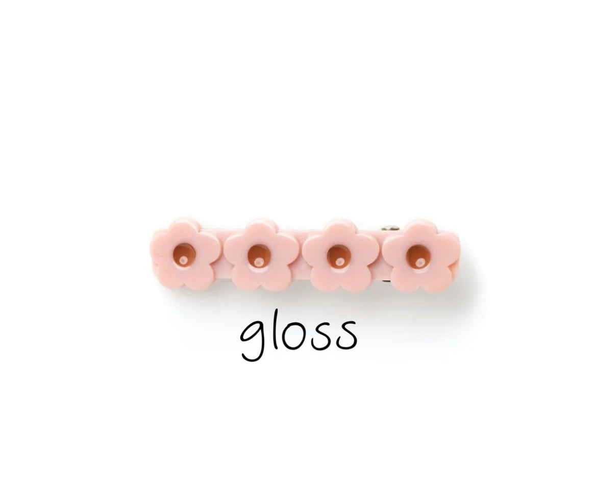 +Wunderkin Co.+ Flower hair clip | gloss