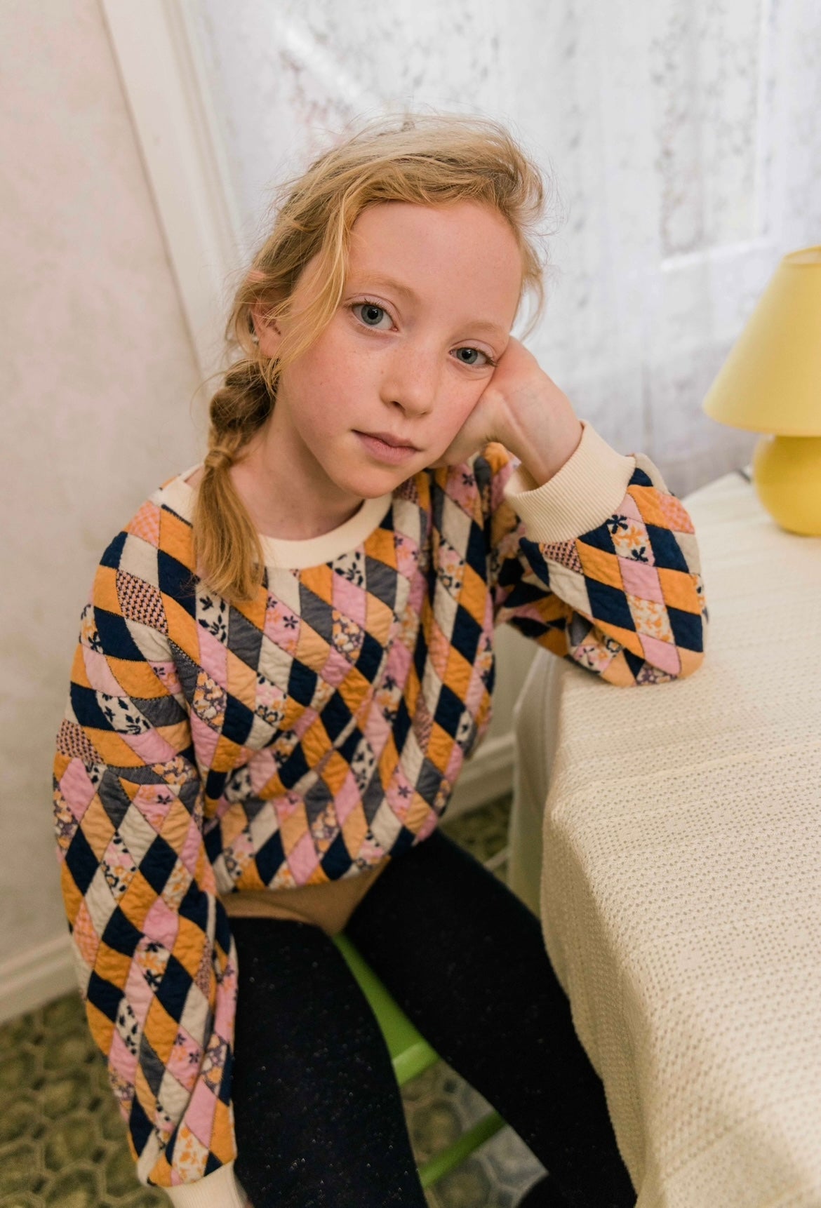 +FISH & KIDS+ Flowers Patchwork Sweatshirt