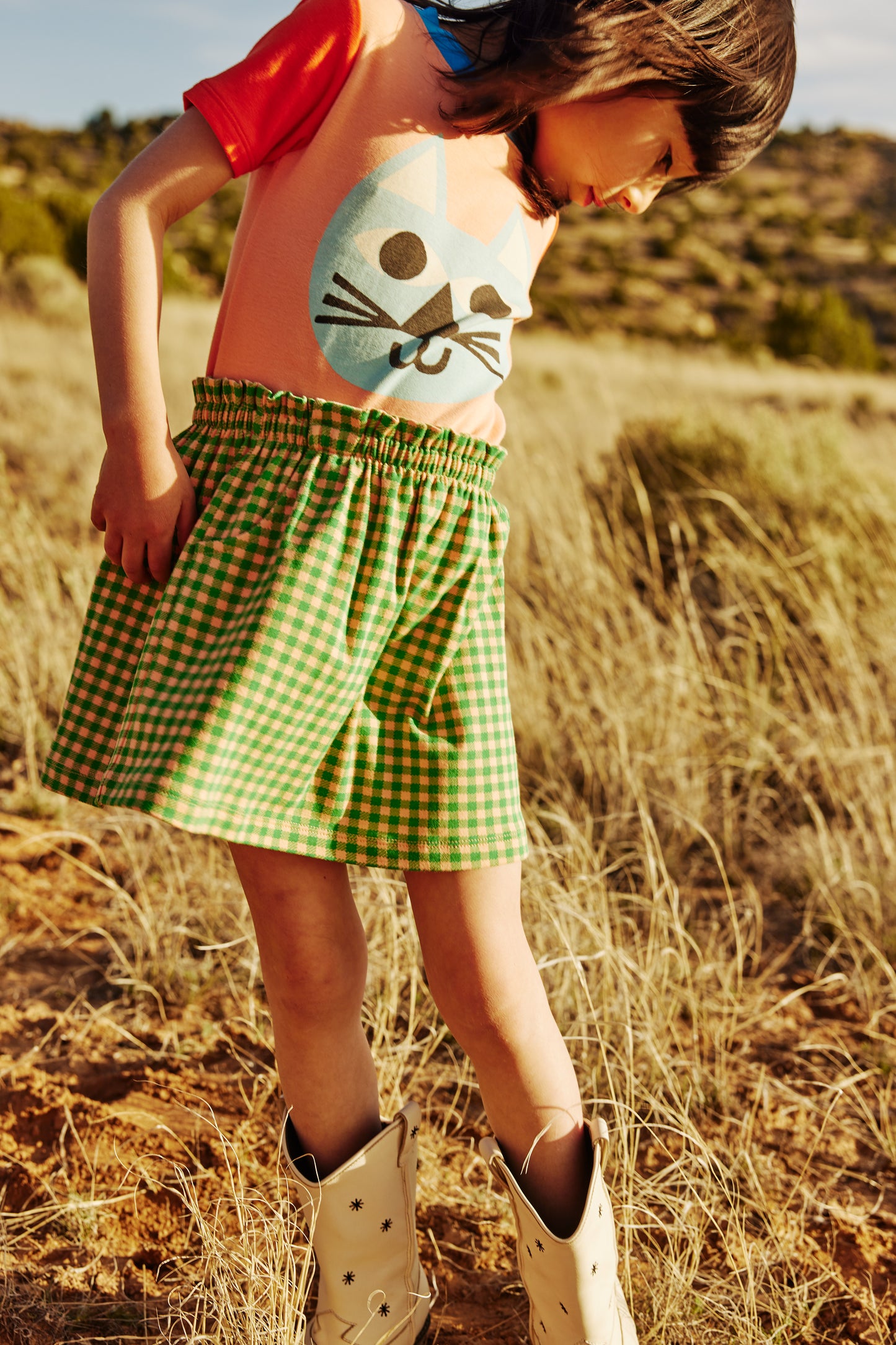 +Misha&Puff+ Charlotte skirt - flamingo picnic