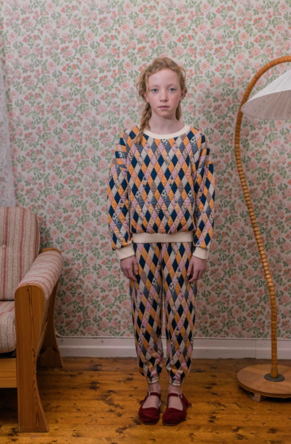 +FISH & KIDS+ Flowers Patchwork Sweatshirt
