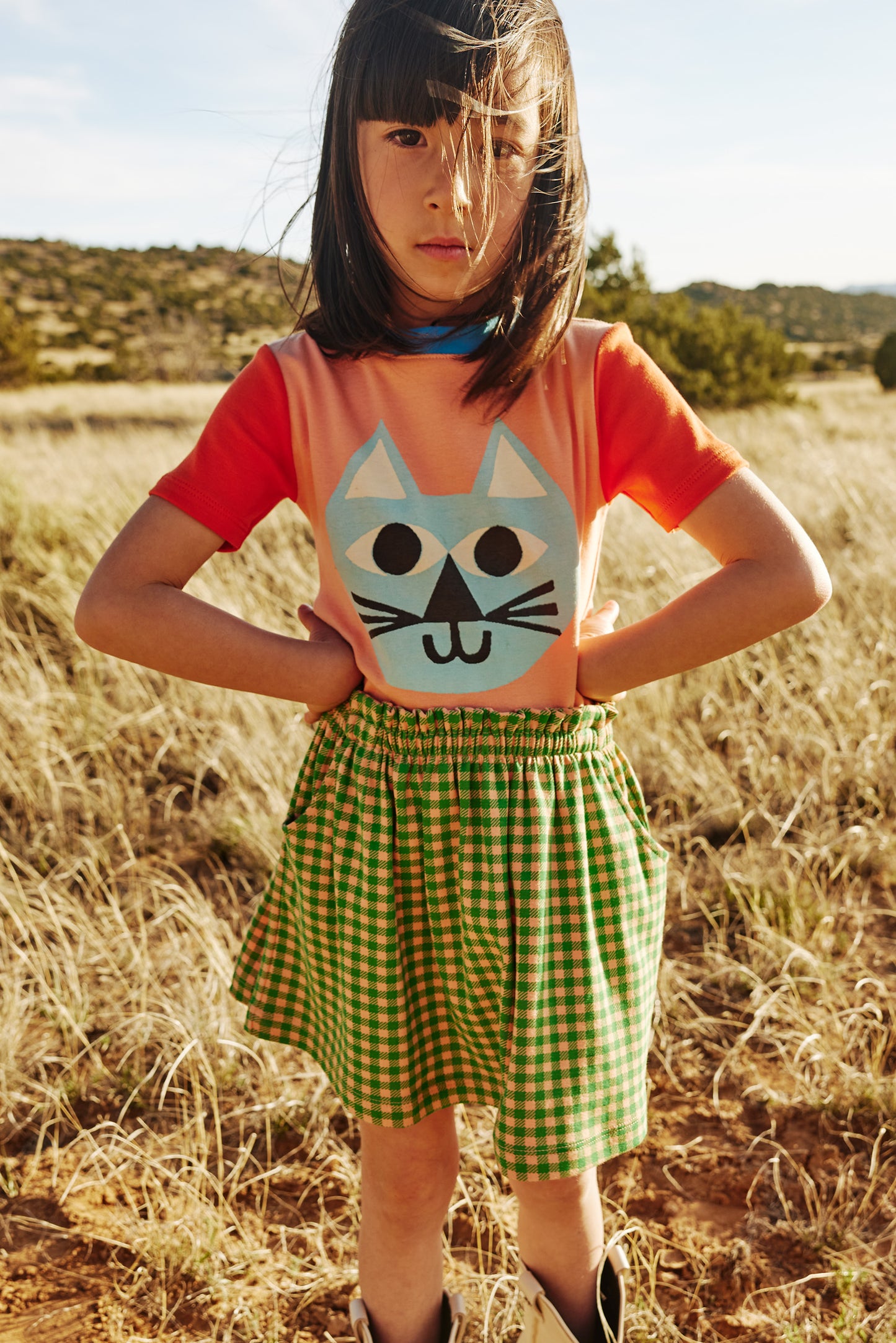 +Misha&Puff+ Charlotte skirt - flamingo picnic