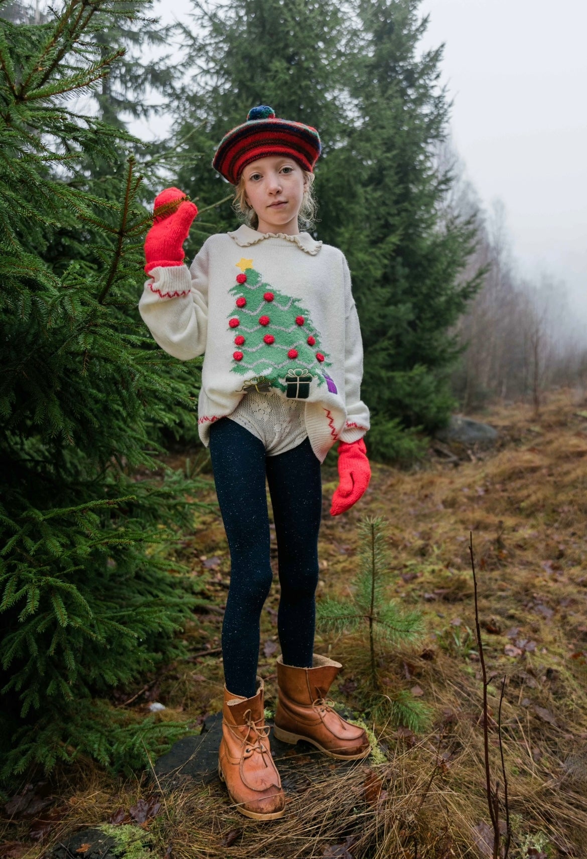 +FISH & KIDS+ Christmas Tree Sweater